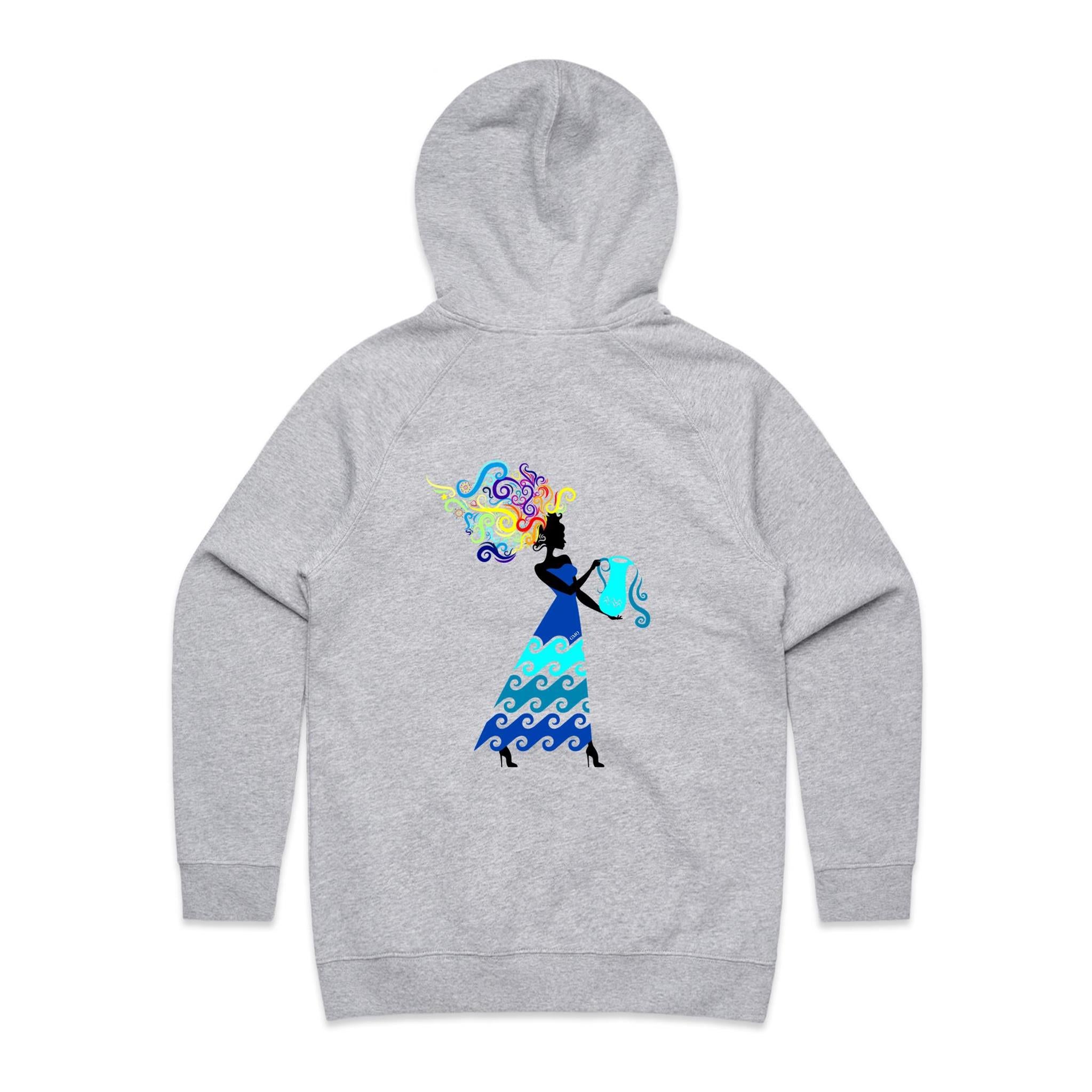 AQUARIUS Hoodie Back Print