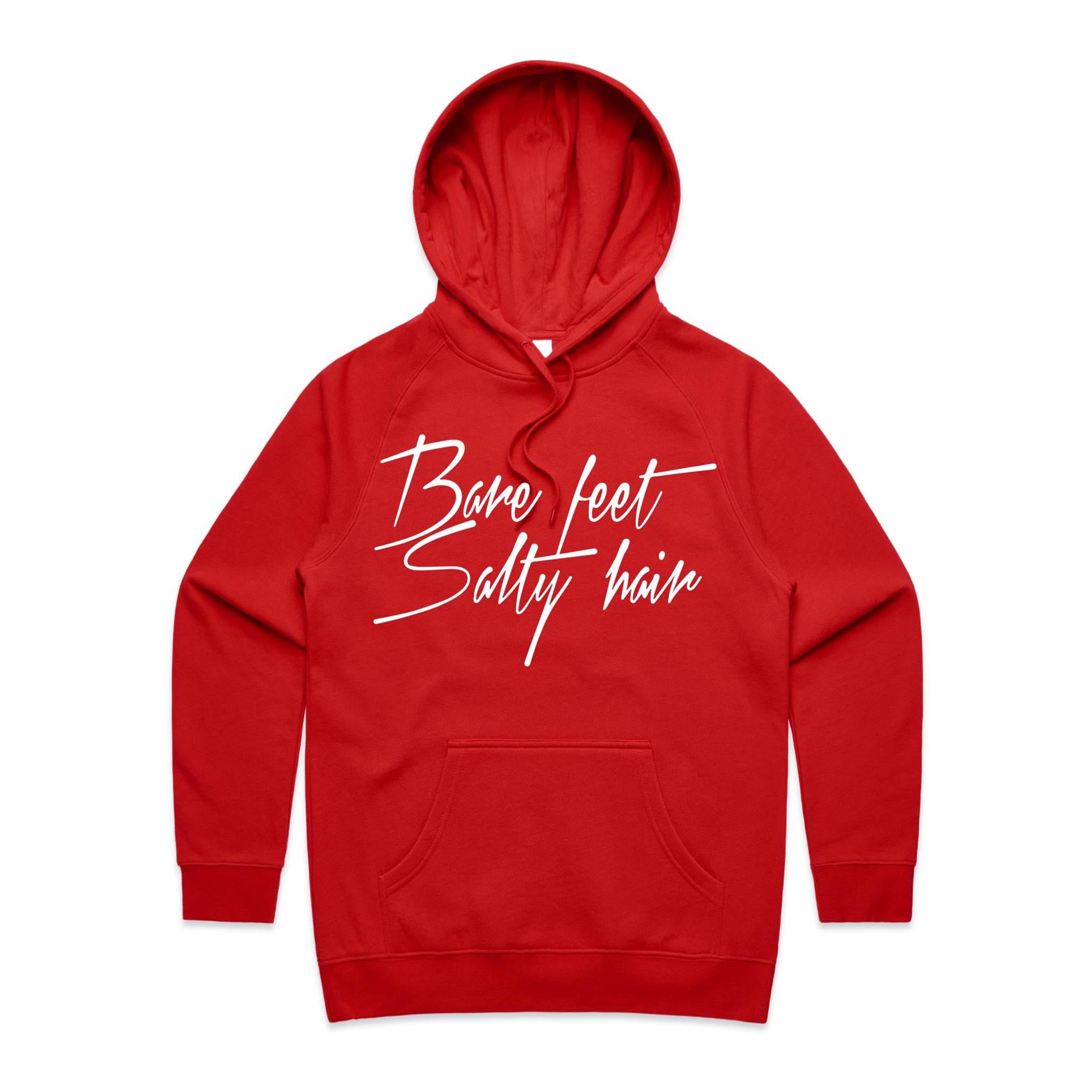 BARE FEET Hoodie Front Print