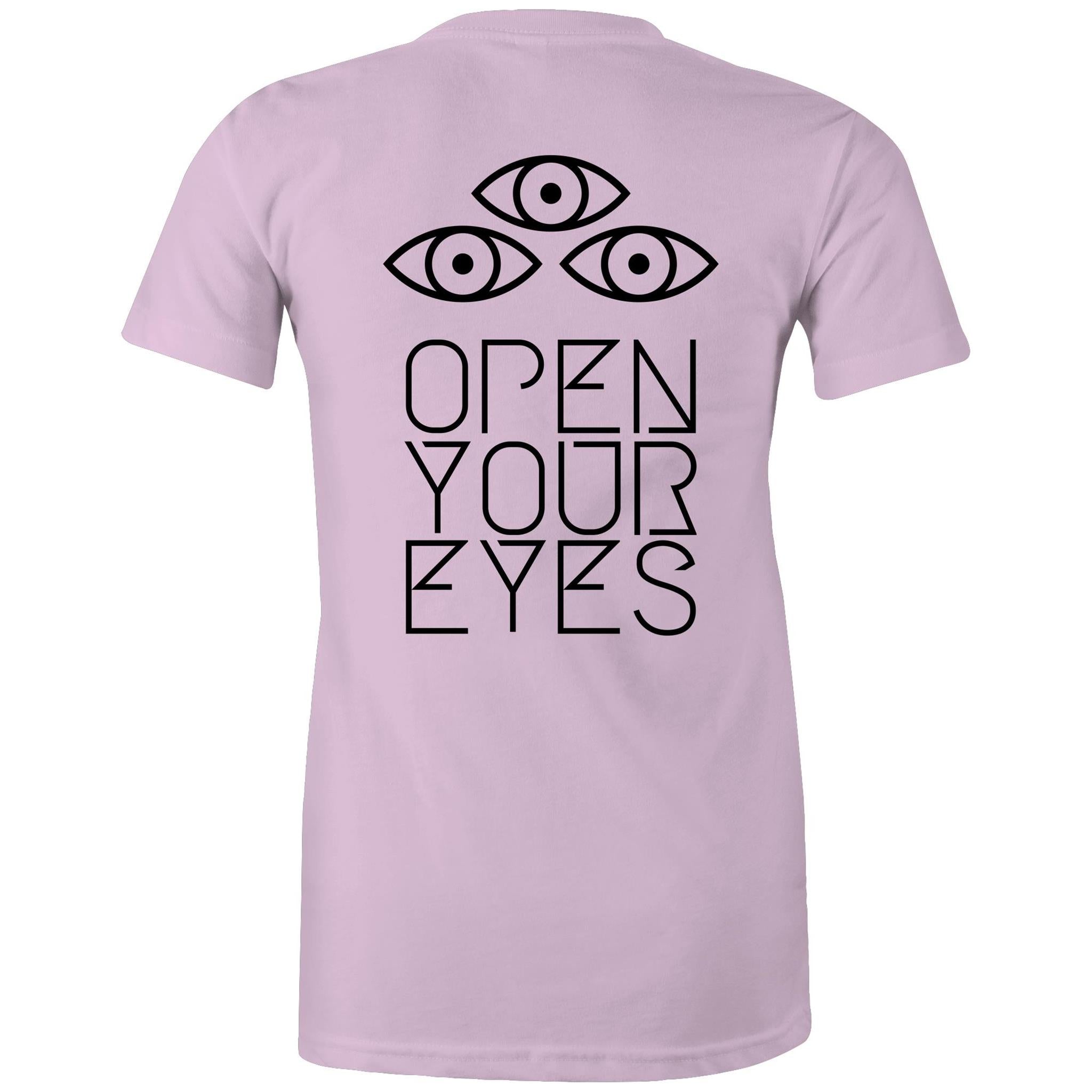 OPEN YOUR EYES T-Shirt Back Print