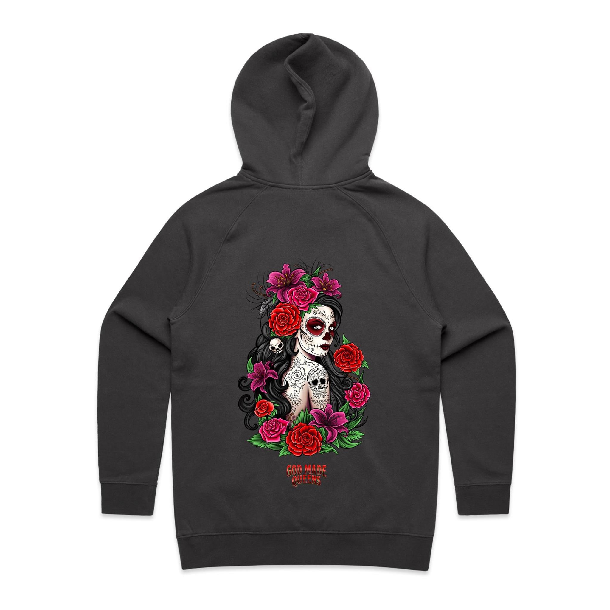 EL AMOR NEVER DIES Hoodie Back Print