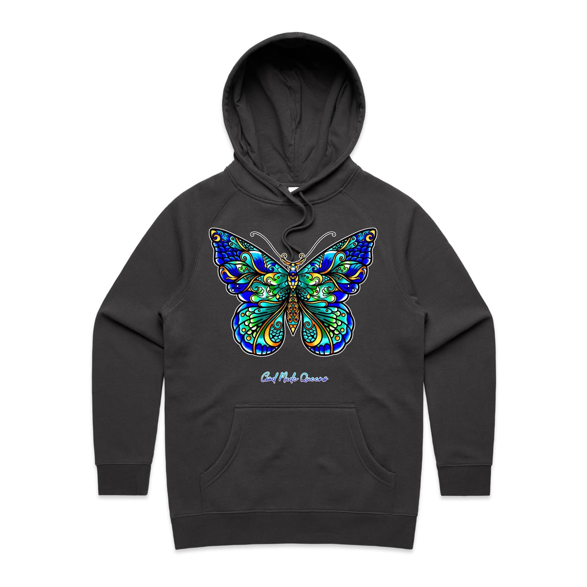 BUTTERFLY Hoodie Front Print