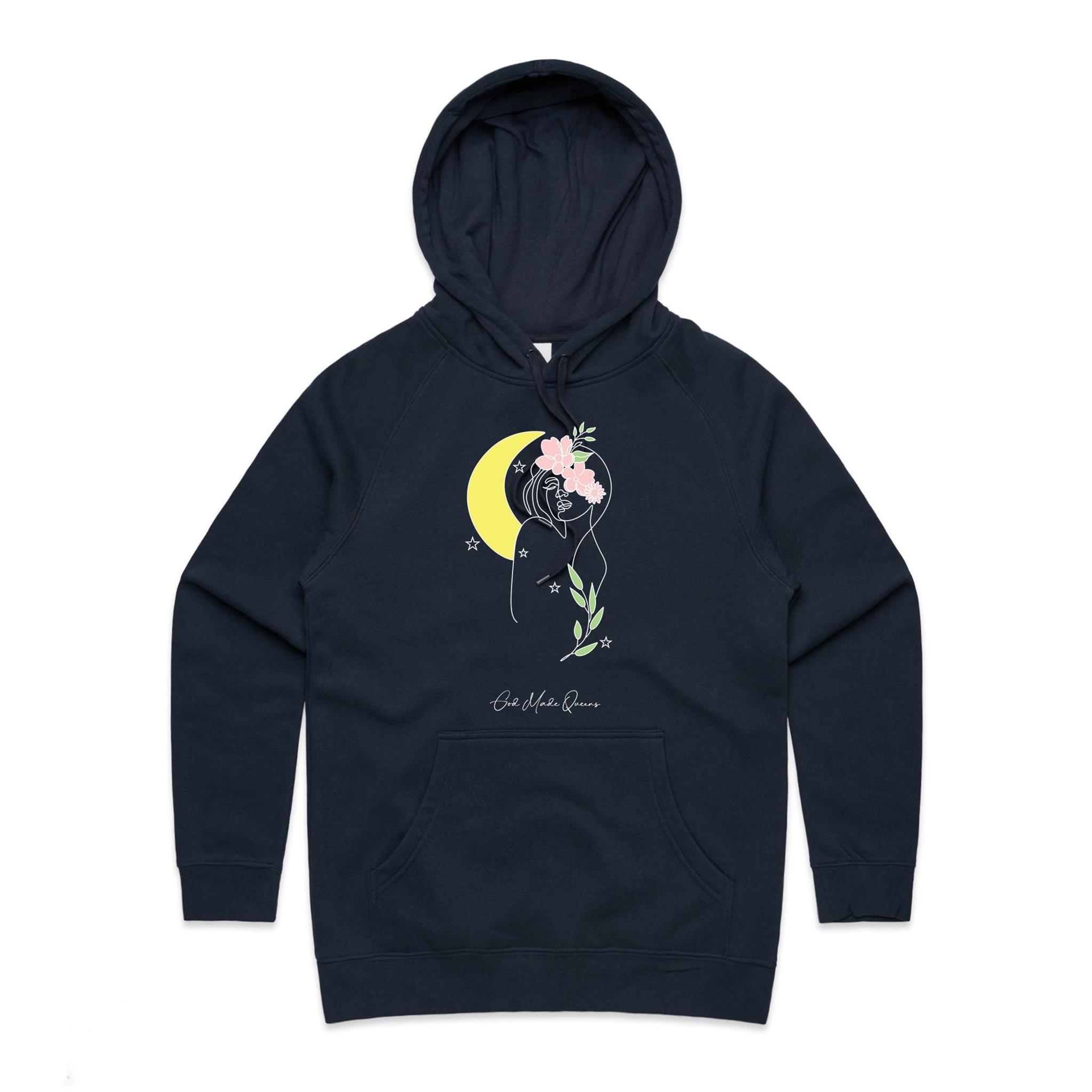 WHEN THE NIGHT FALLS Hoodie Front Print