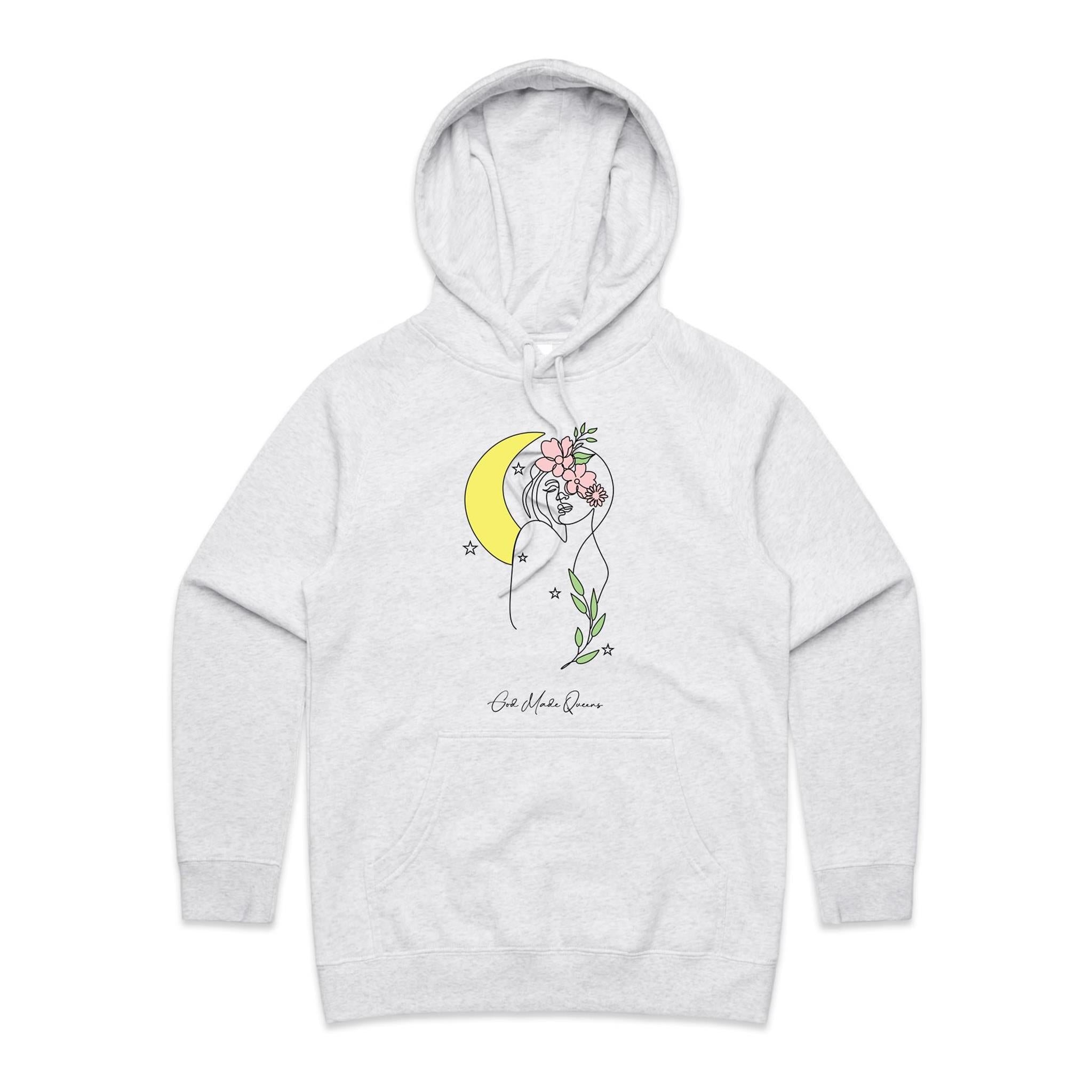 WHEN THE NIGHT FALLS Hoodie Front Print