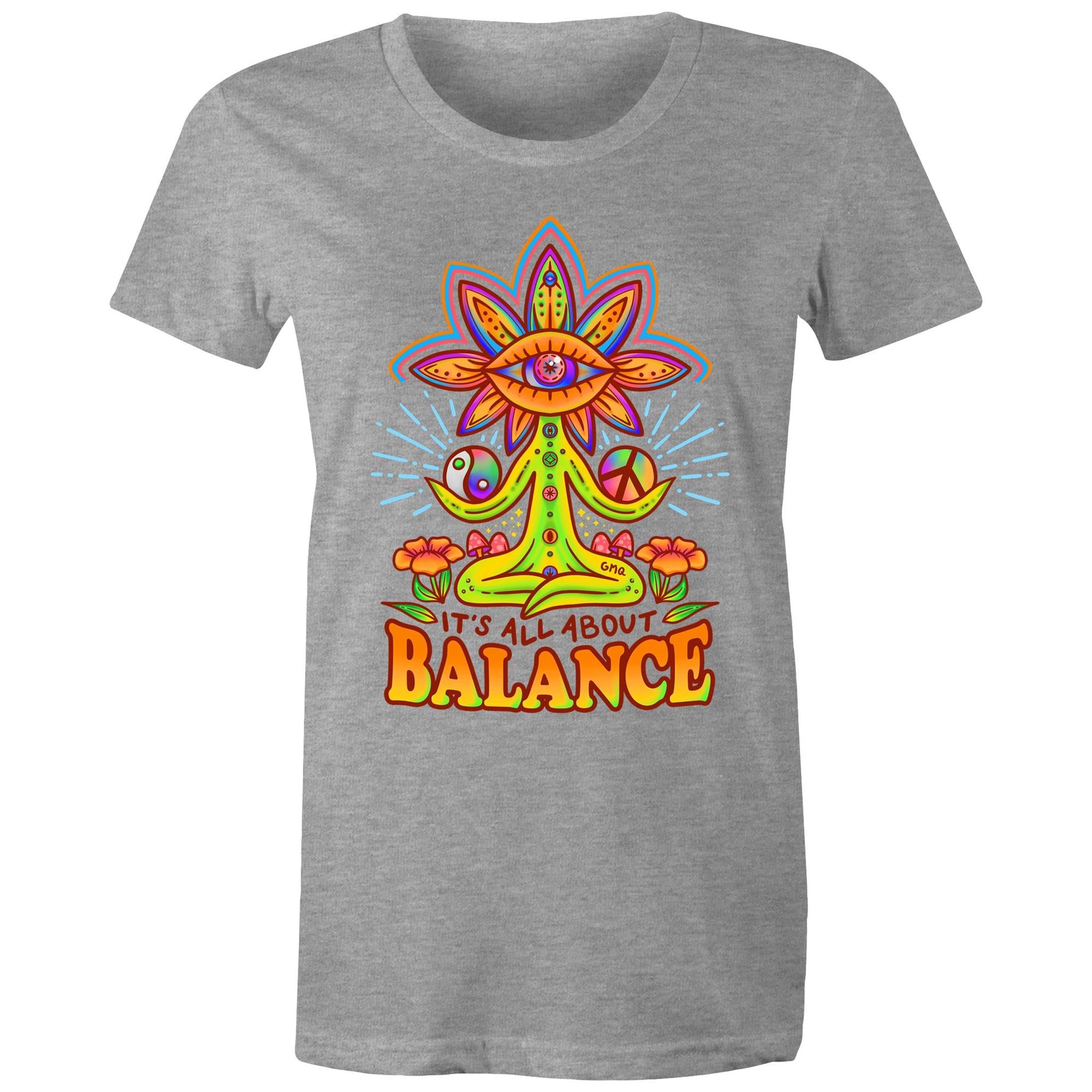 LIFE BALANCE T-Shirt Front Print