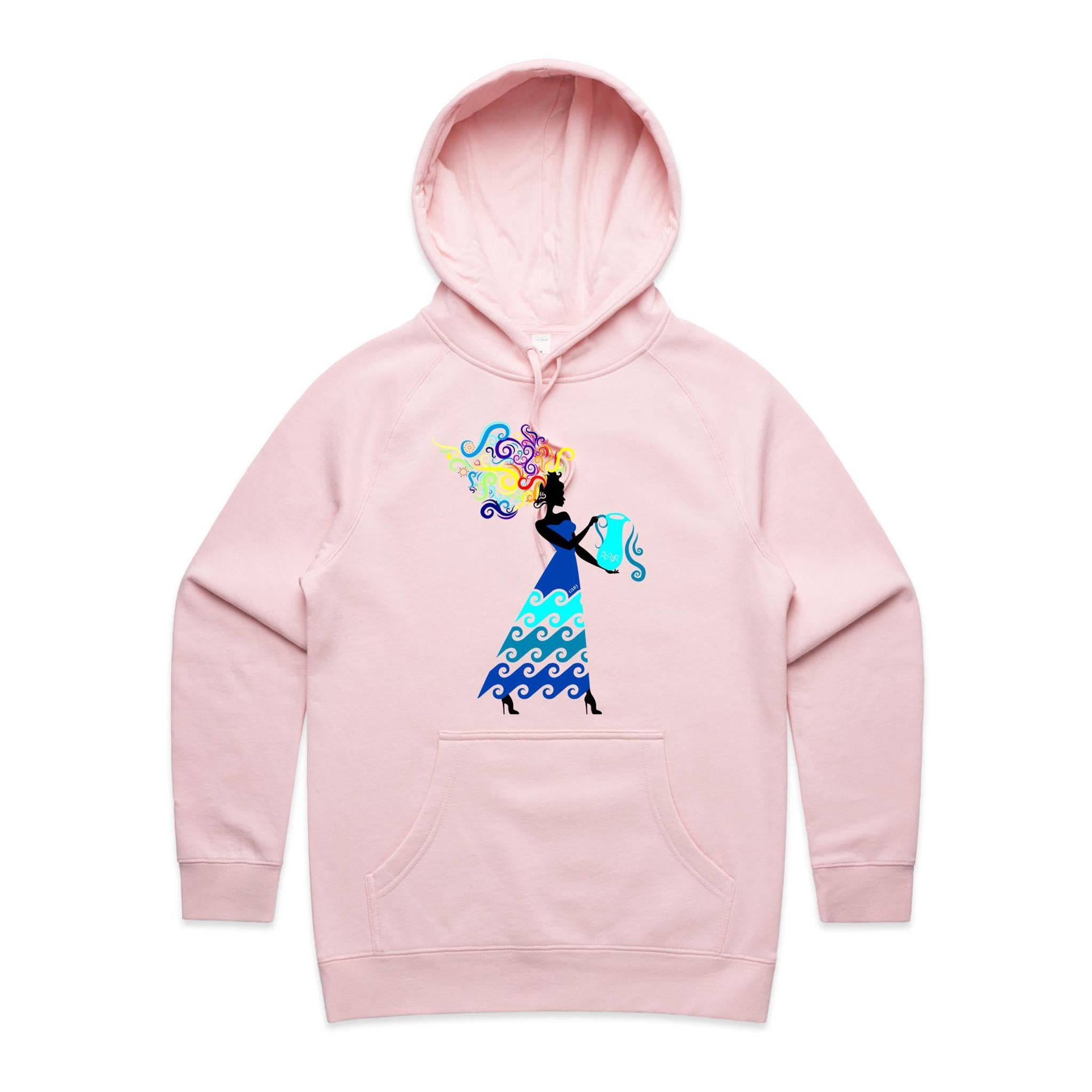 AQUARIUS Hoodie Front Print