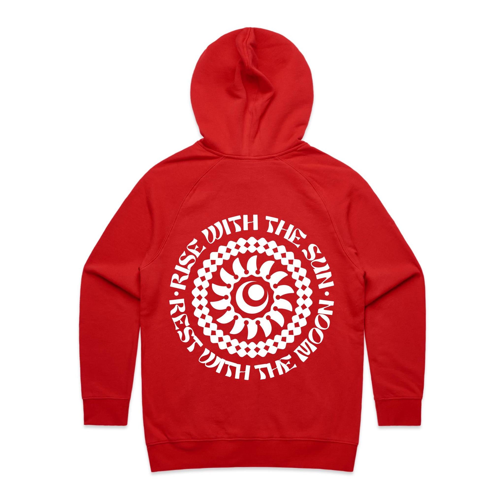 RISE WITH THE SUN Hoodie Back Print