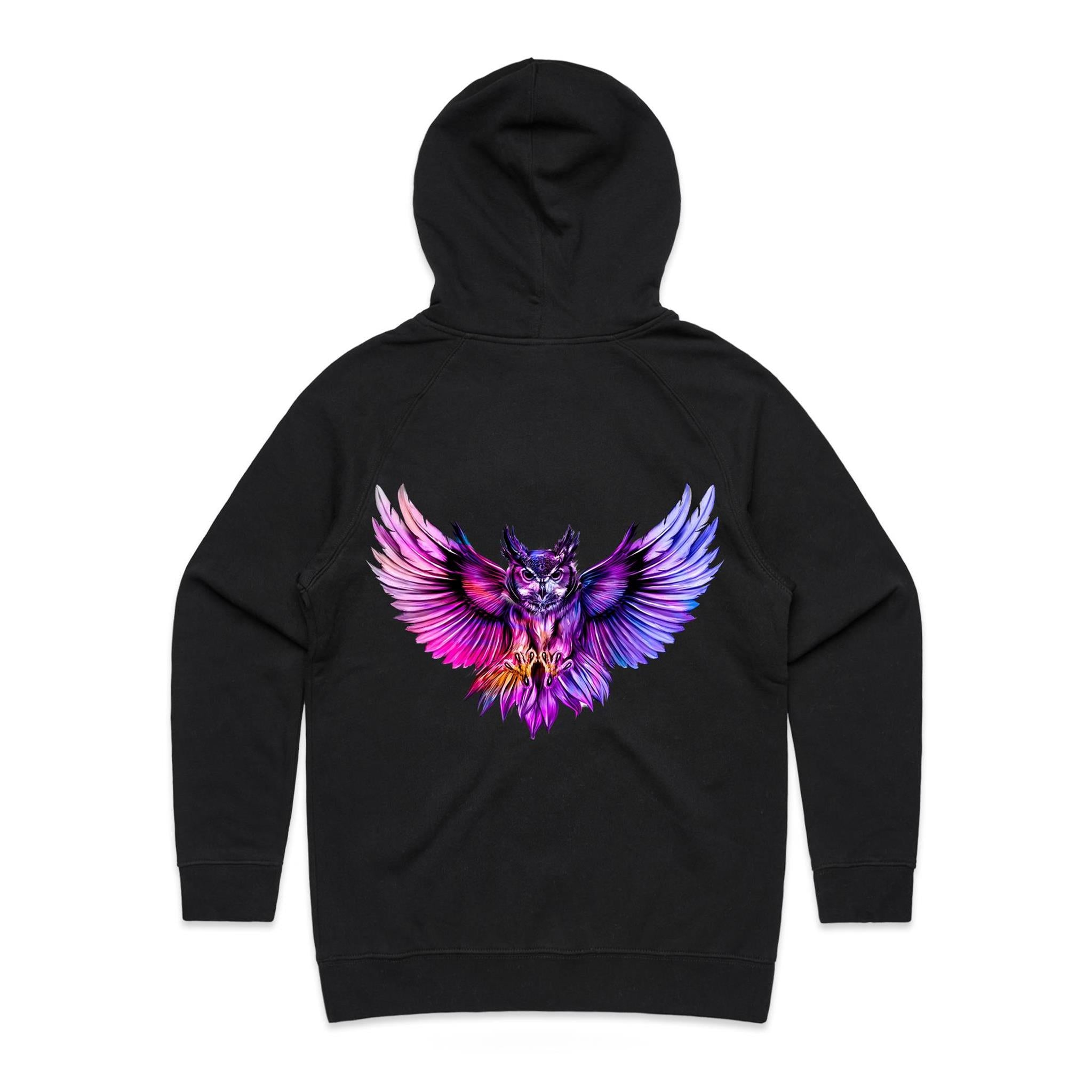 ENCHANTED OWL Hoodie Back Print