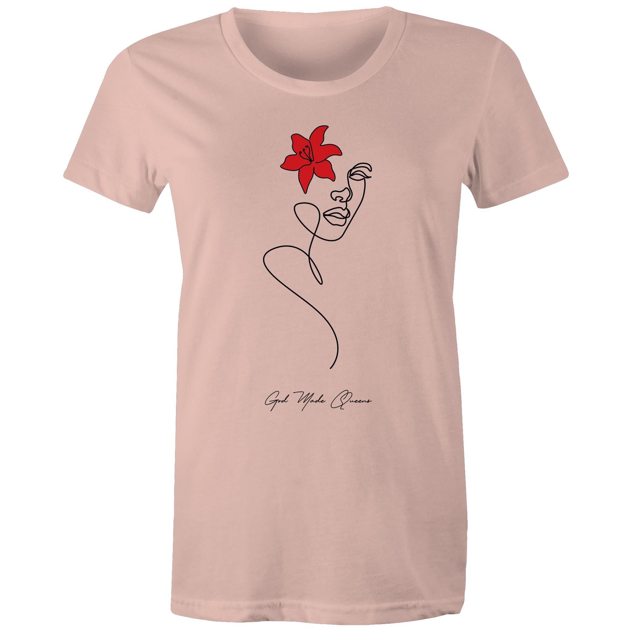 RED FLOWER T-Shirt Front Print