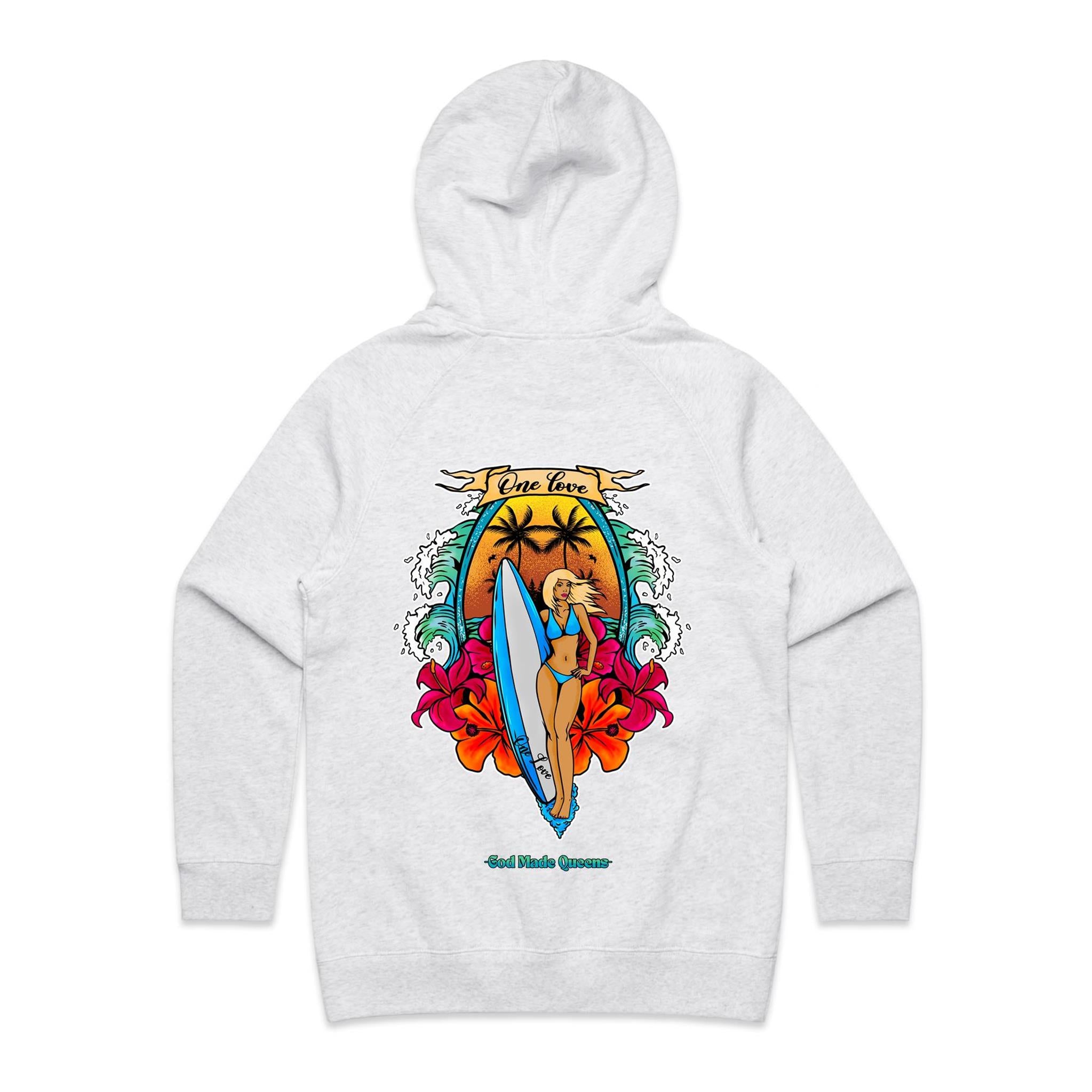 ONE LOVE Hoodie Back Print