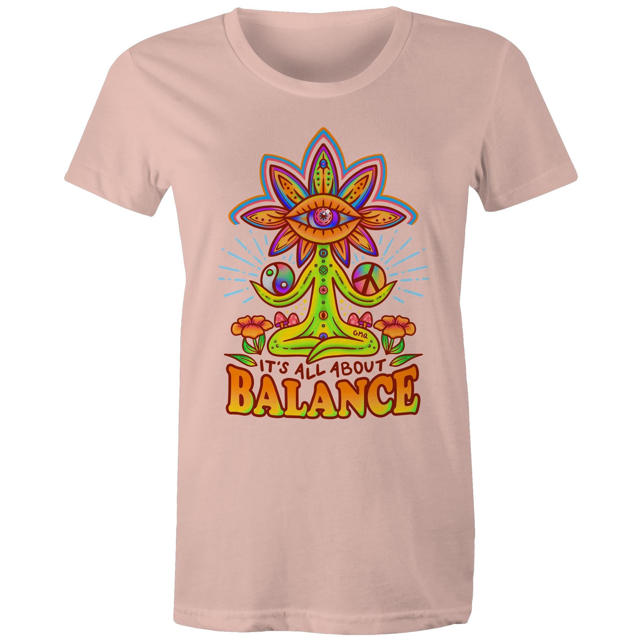 LIFE BALANCE T-Shirt Front Print