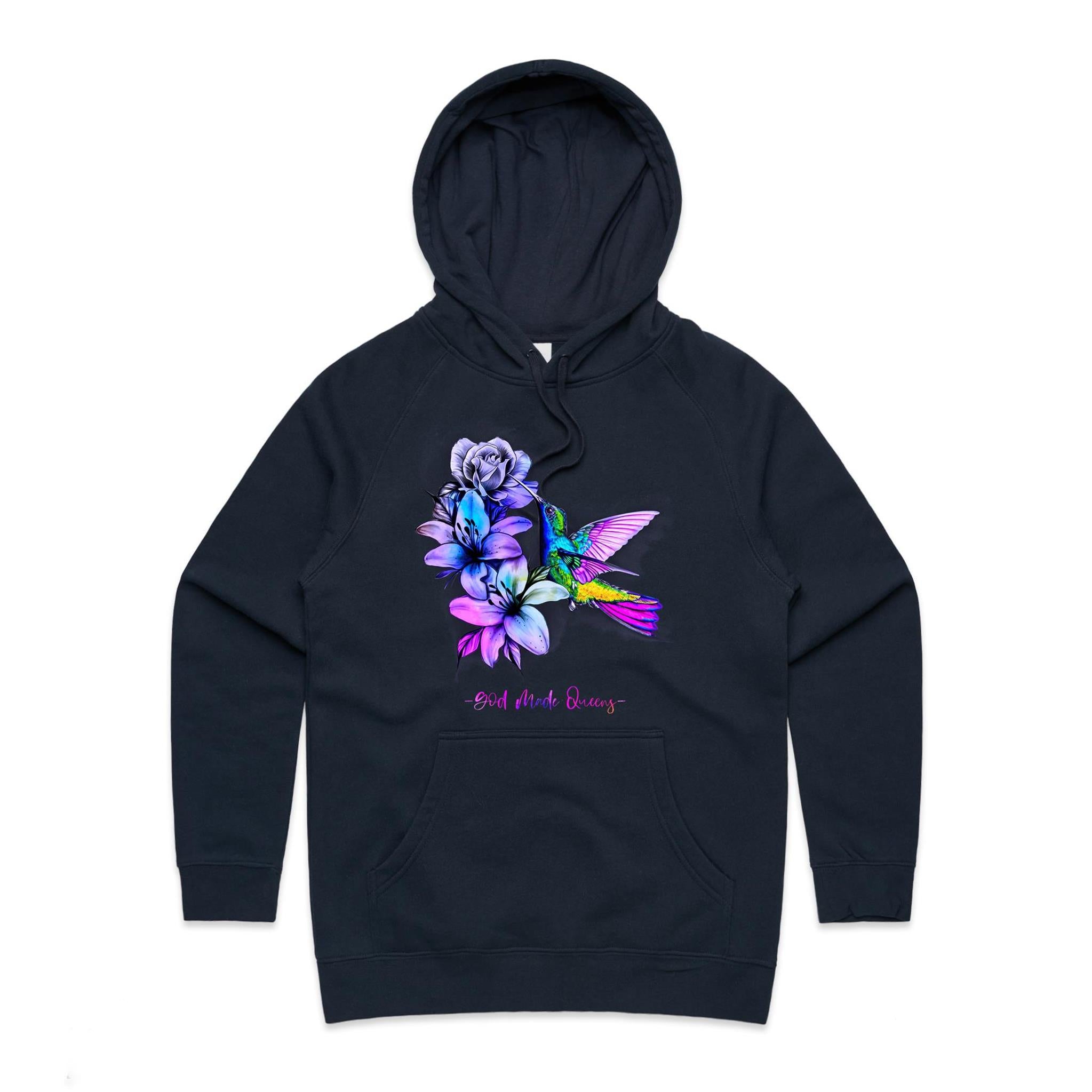 HUMMINGBIRD Hoodie Front Print