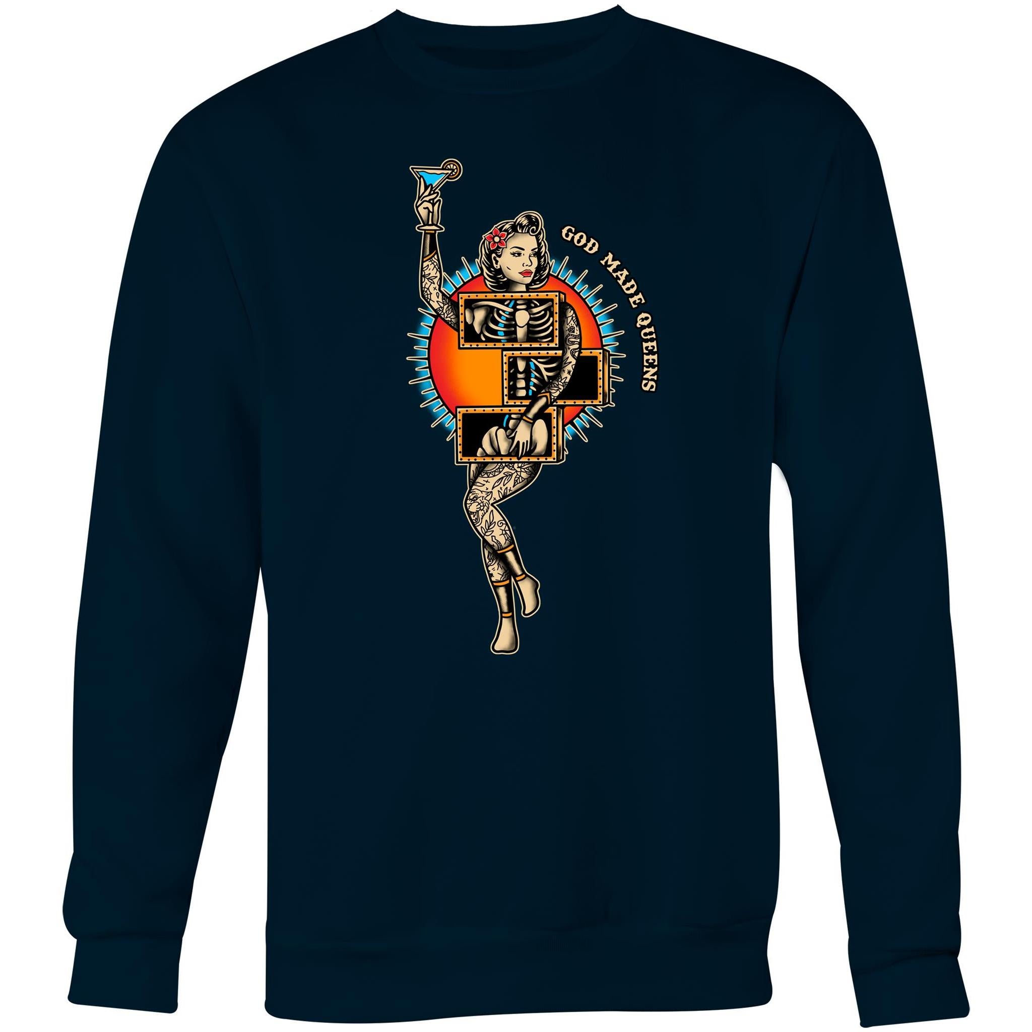 X-RATED MARTINI Sweatshirt Front Print