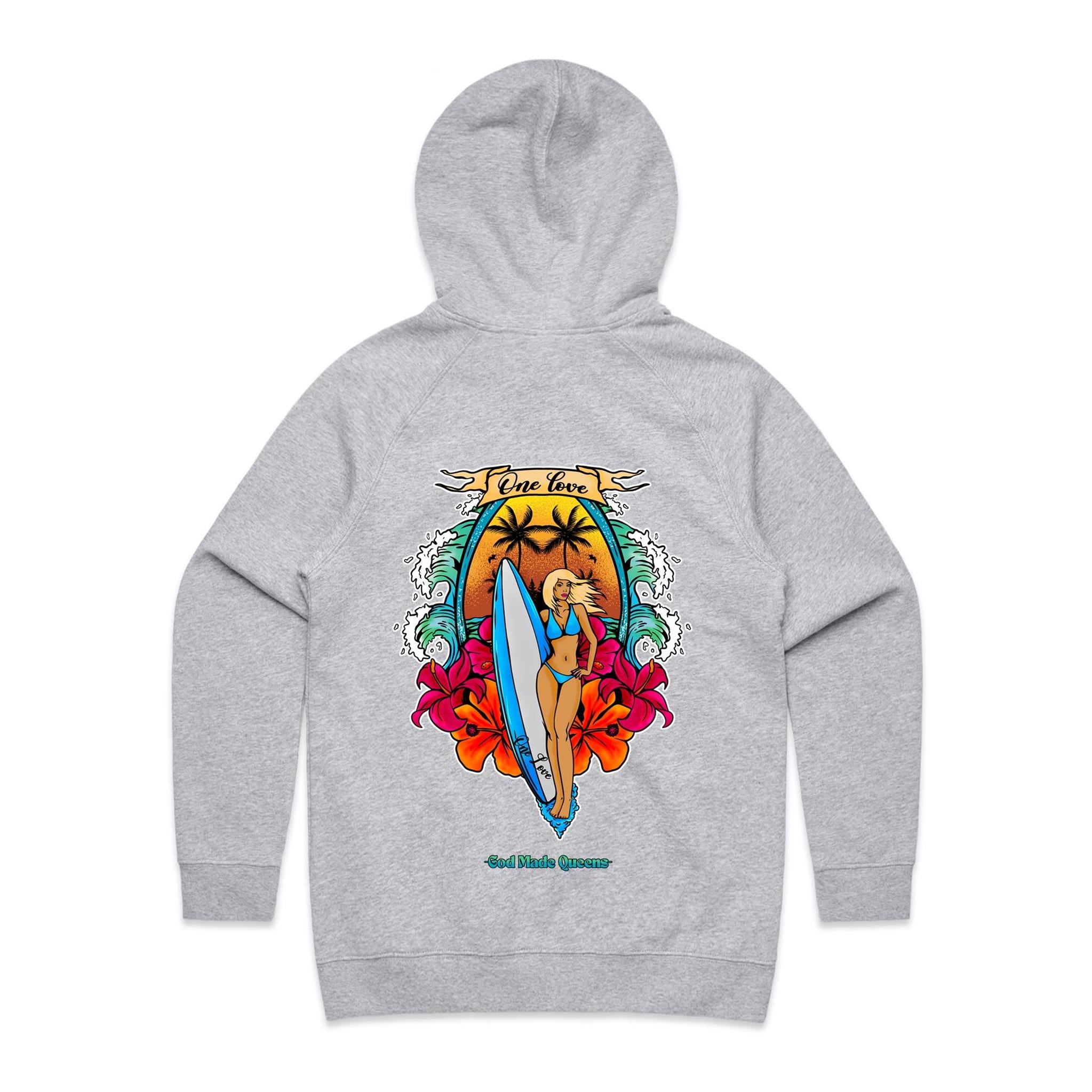 ONE LOVE Hoodie Back Print