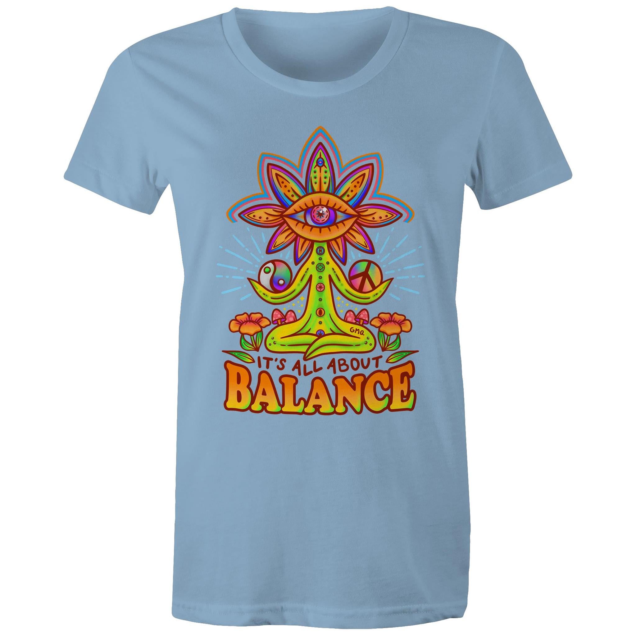 LIFE BALANCE T-Shirt Front Print