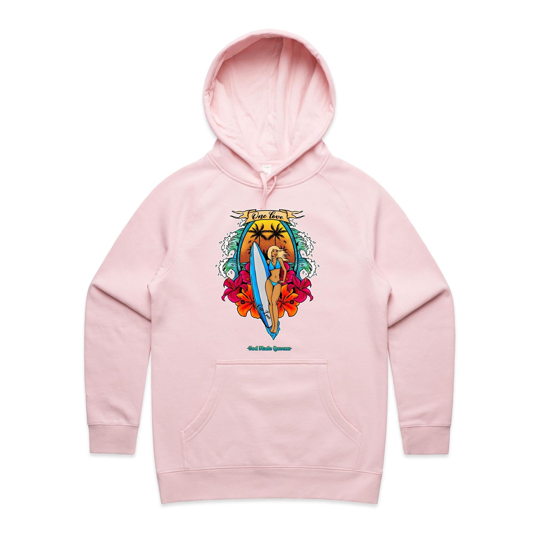 ONE LOVE Hoodie Front Print