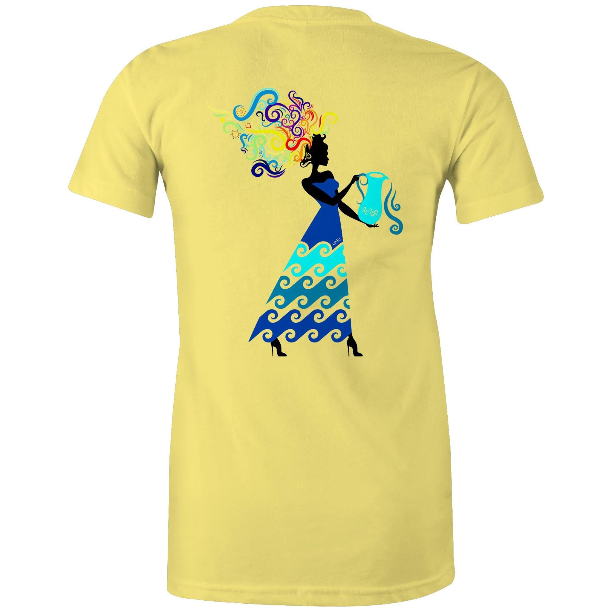 AQUARIUS T-Shirt Back Print