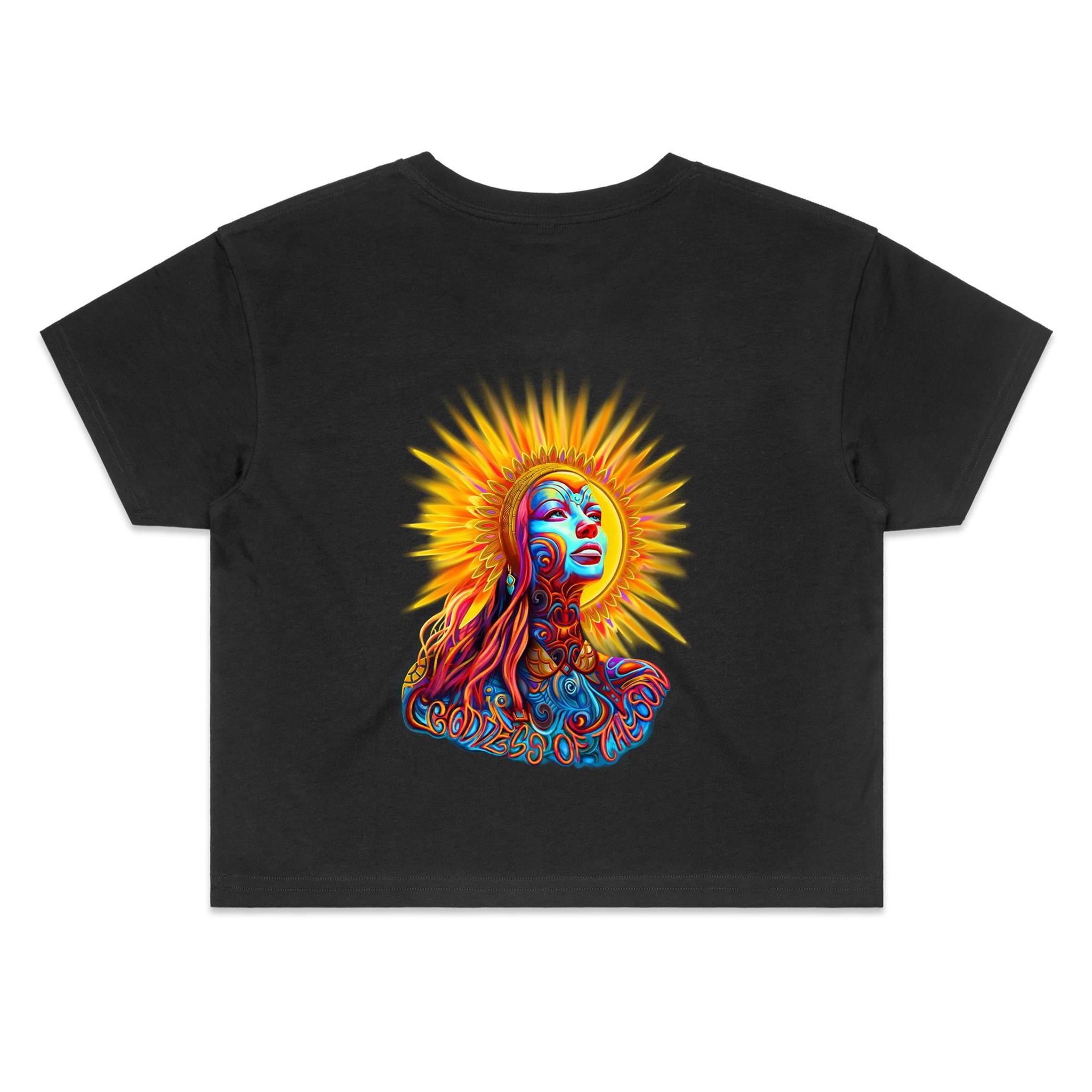 GODDESS OF THE SUN Crop Back Print