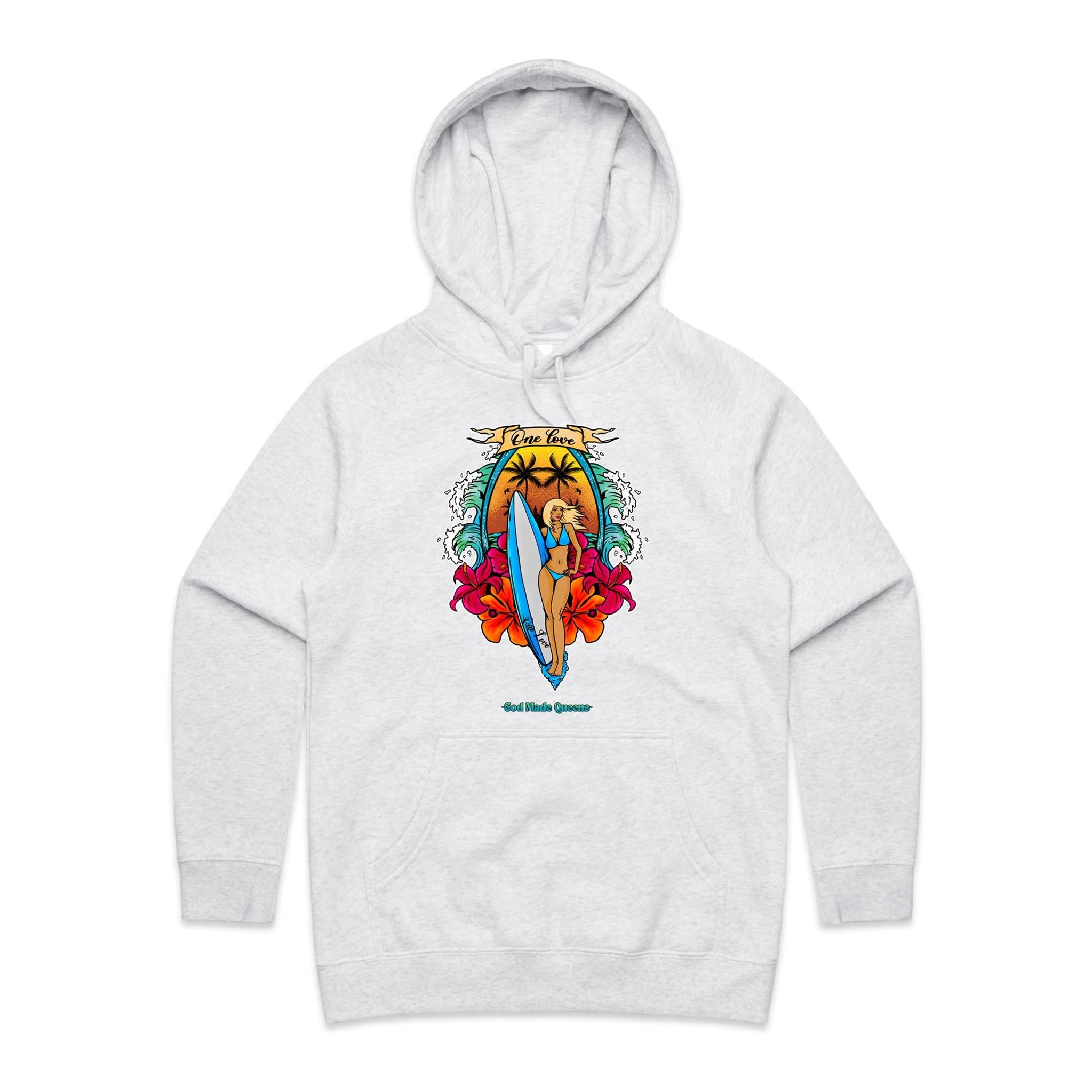 ONE LOVE Hoodie Front Print