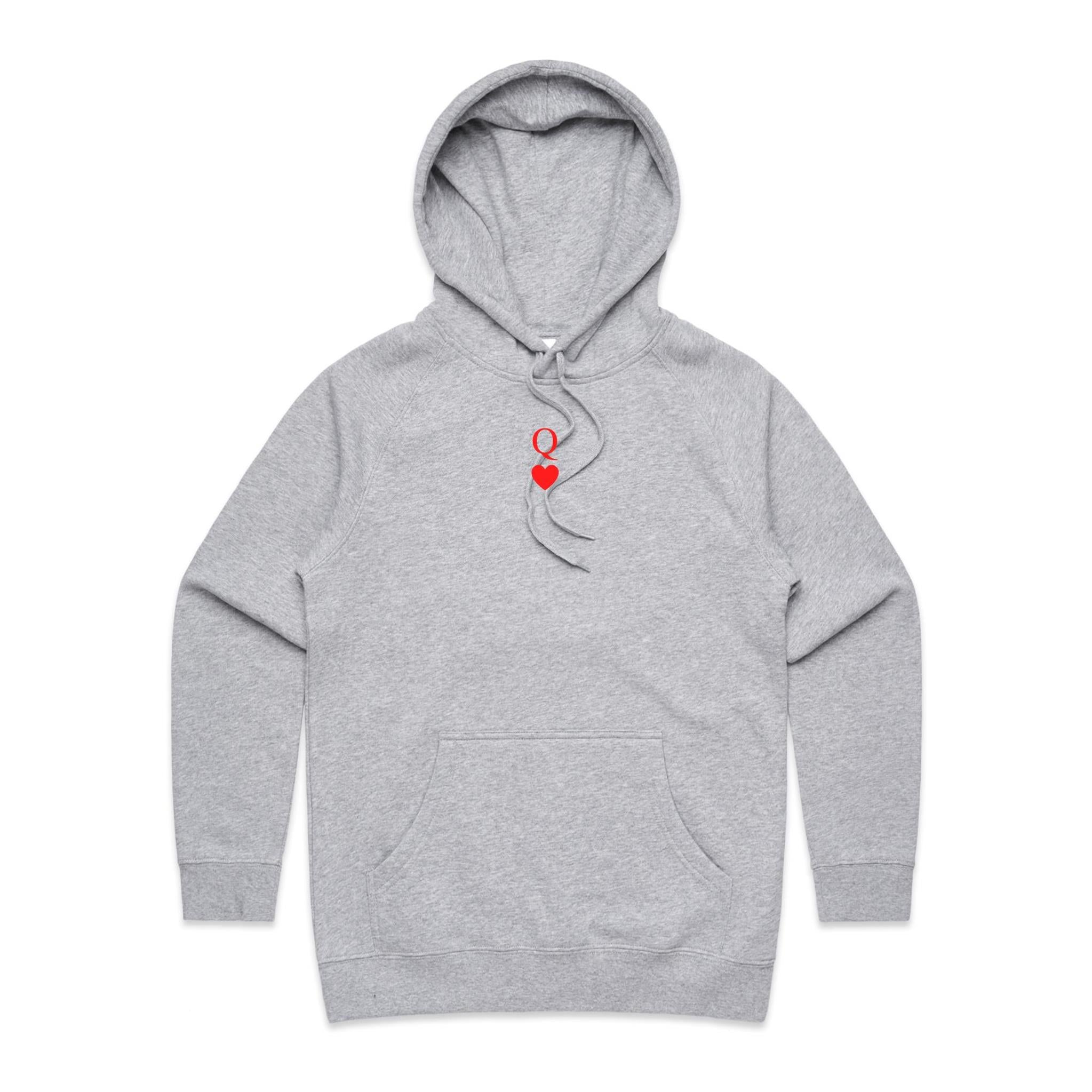 QUEEN OF HEARTS Hoodie Back Print