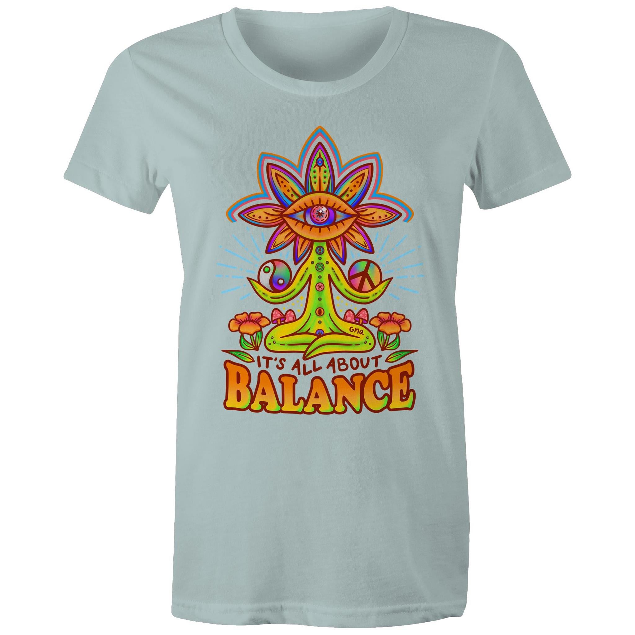 LIFE BALANCE T-Shirt Front Print