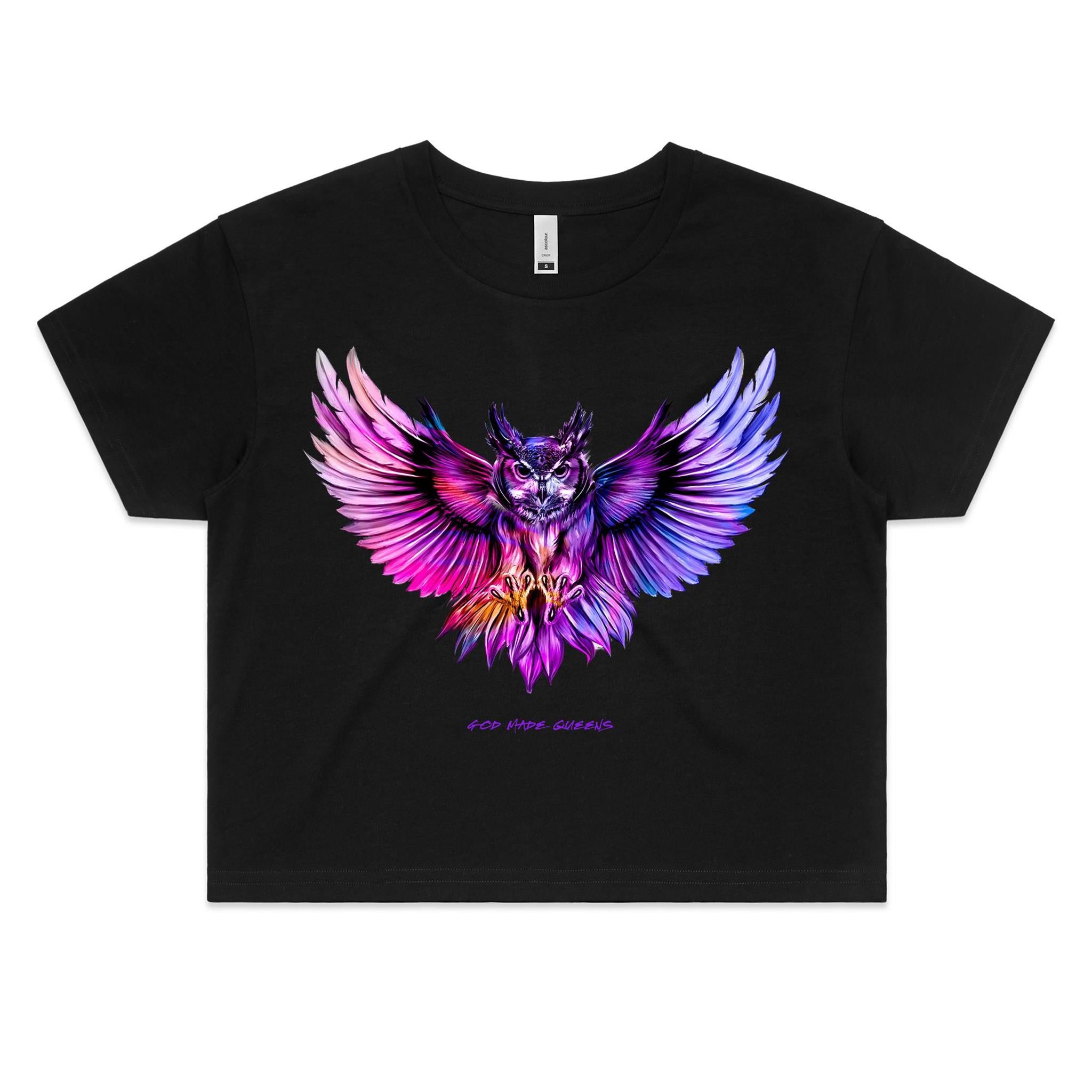 ENCHANTED OWL Crop Front Print