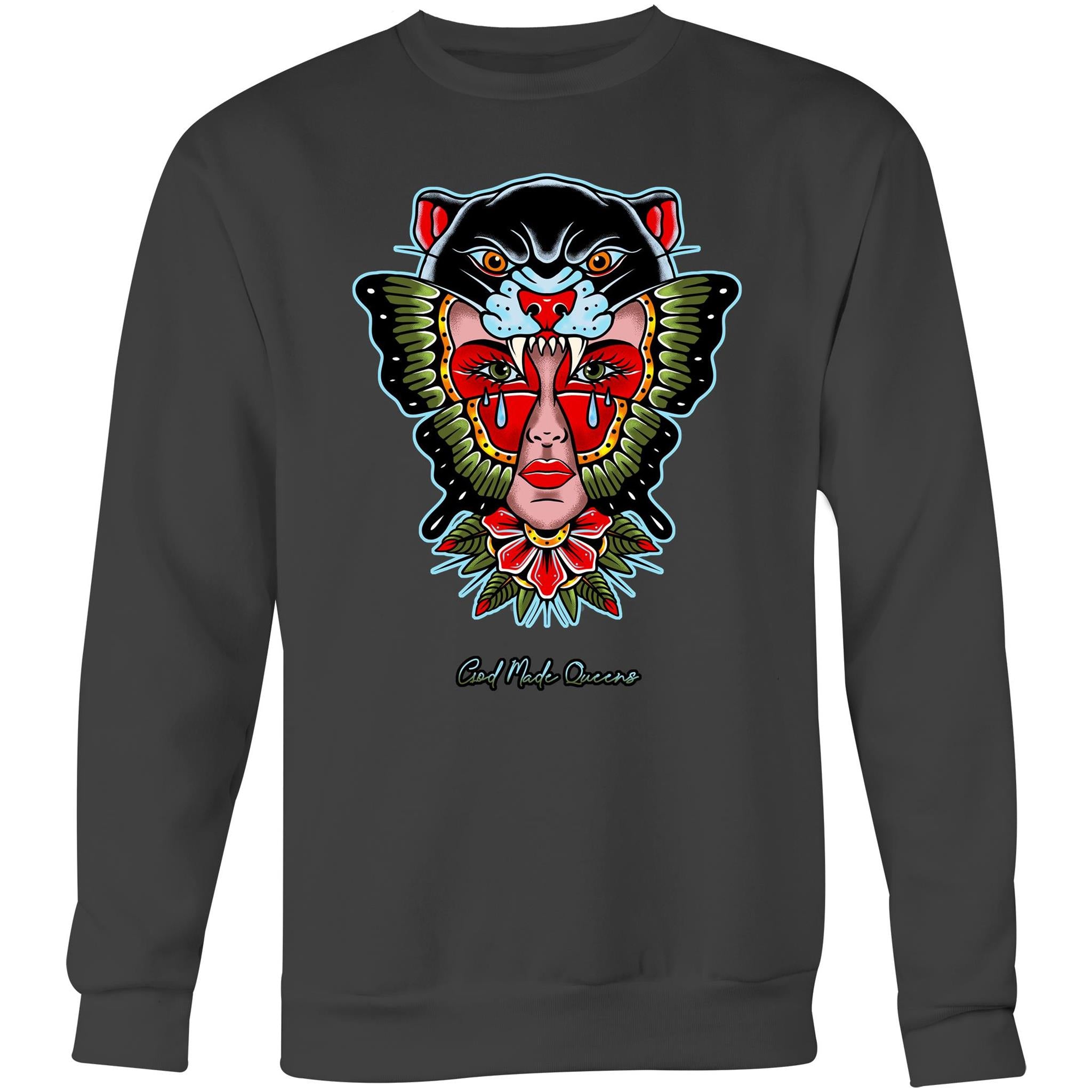 PANTHER GIRL Sweatshirt Front Print