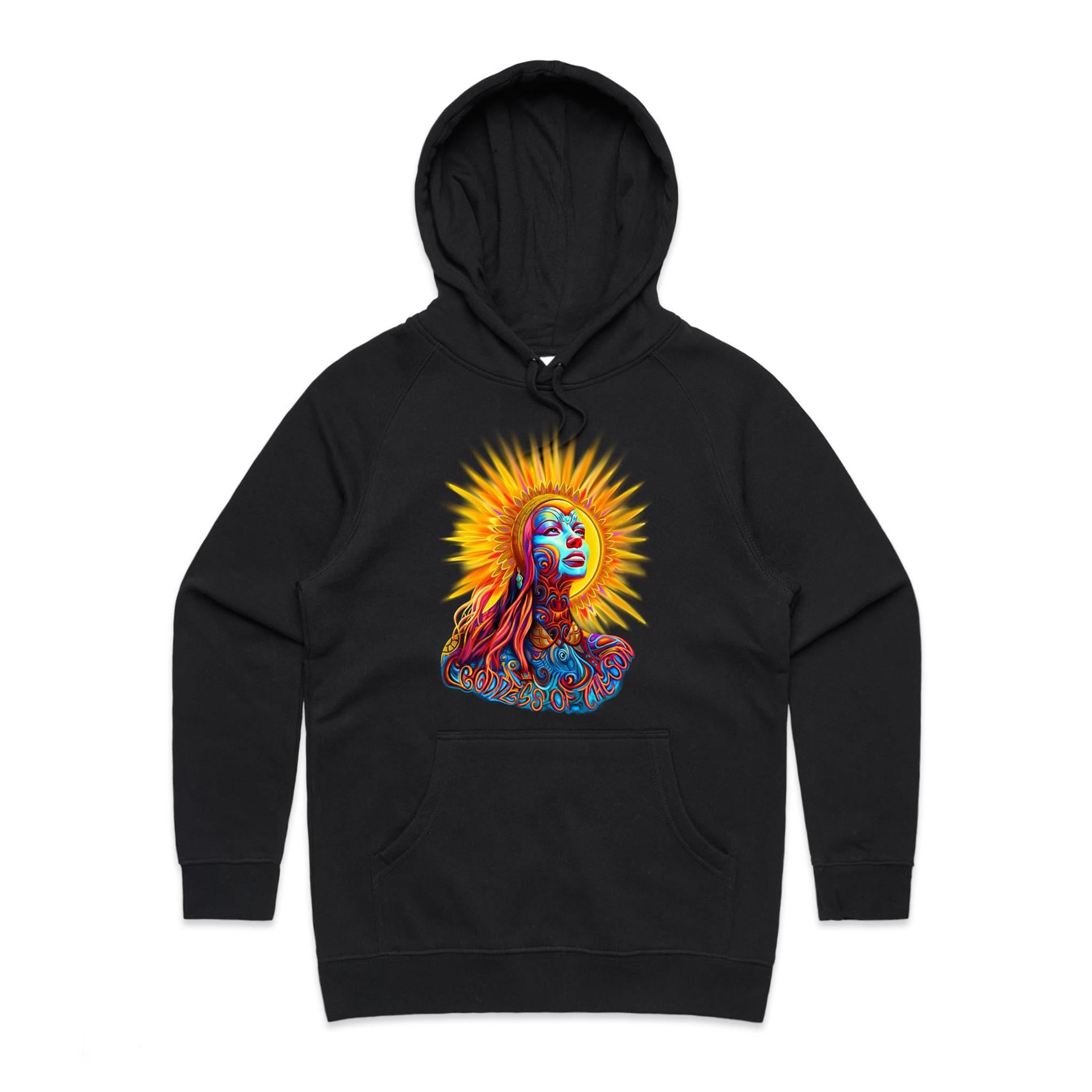 GODDESS OF THE SUN Hoodie Front Print