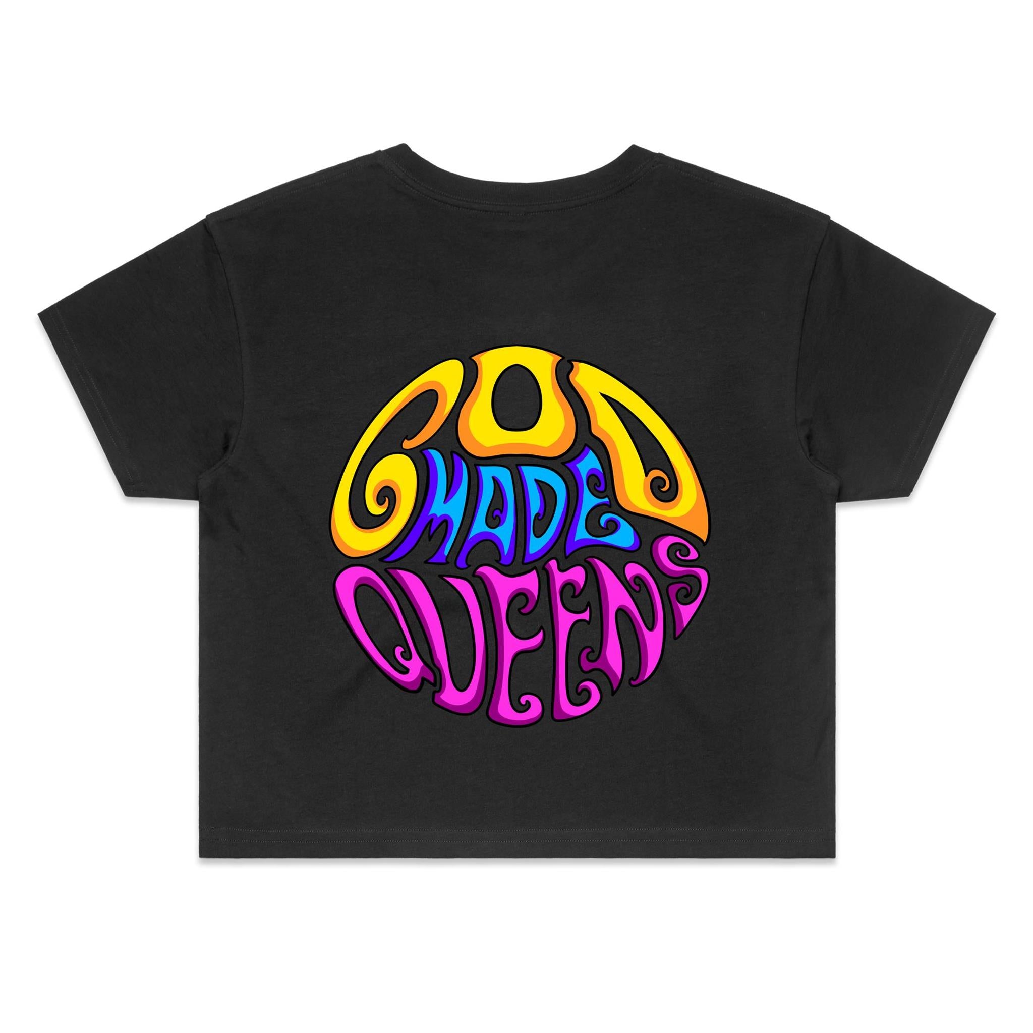 CIRCLE OF QUEENS Crop Back Print