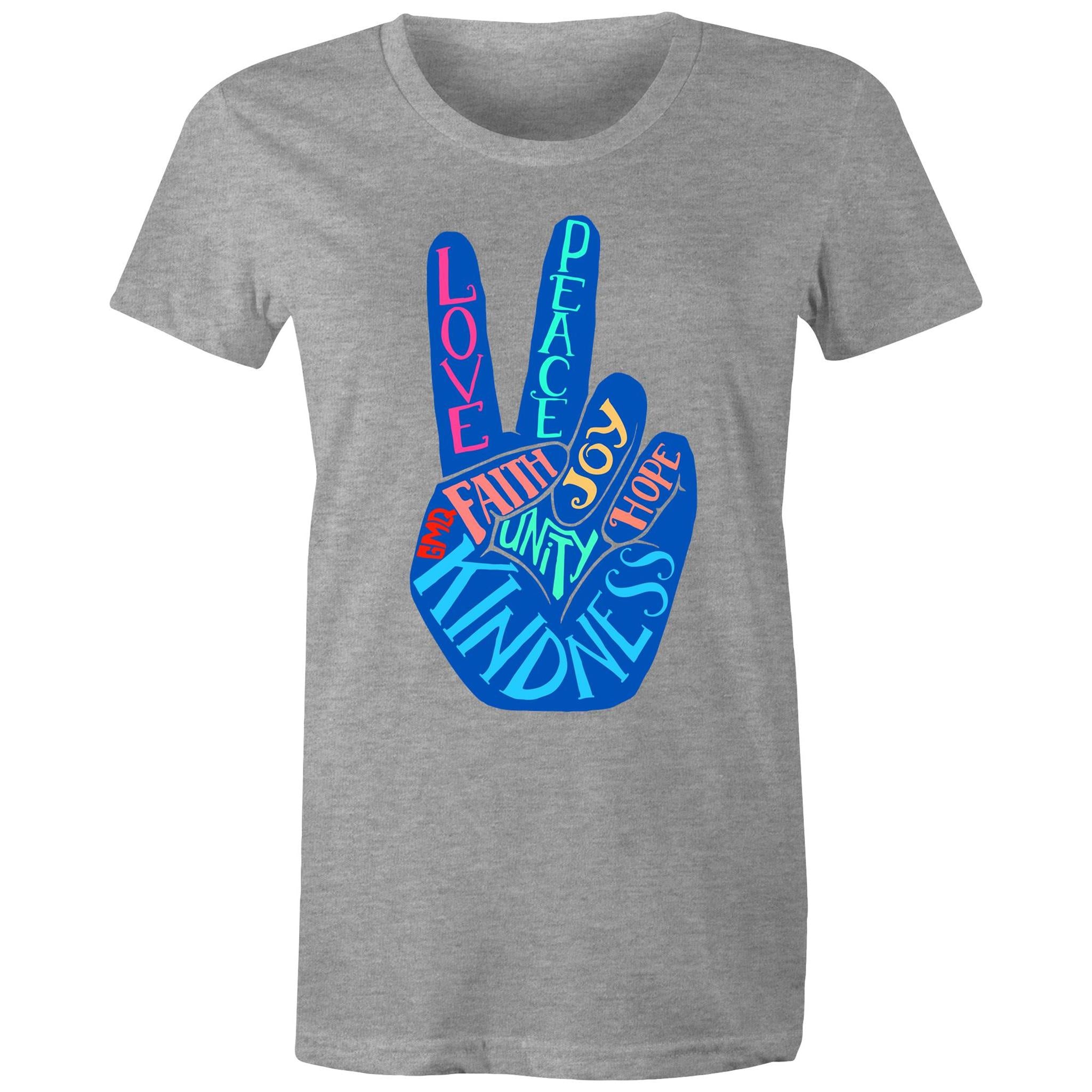 PEACE & UNITY T-Shirt Front Print