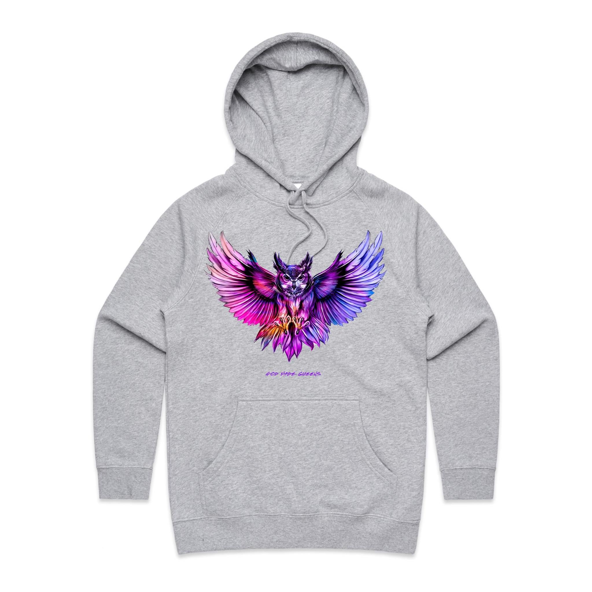 ENCHANTED OWL Hoodie Front Print