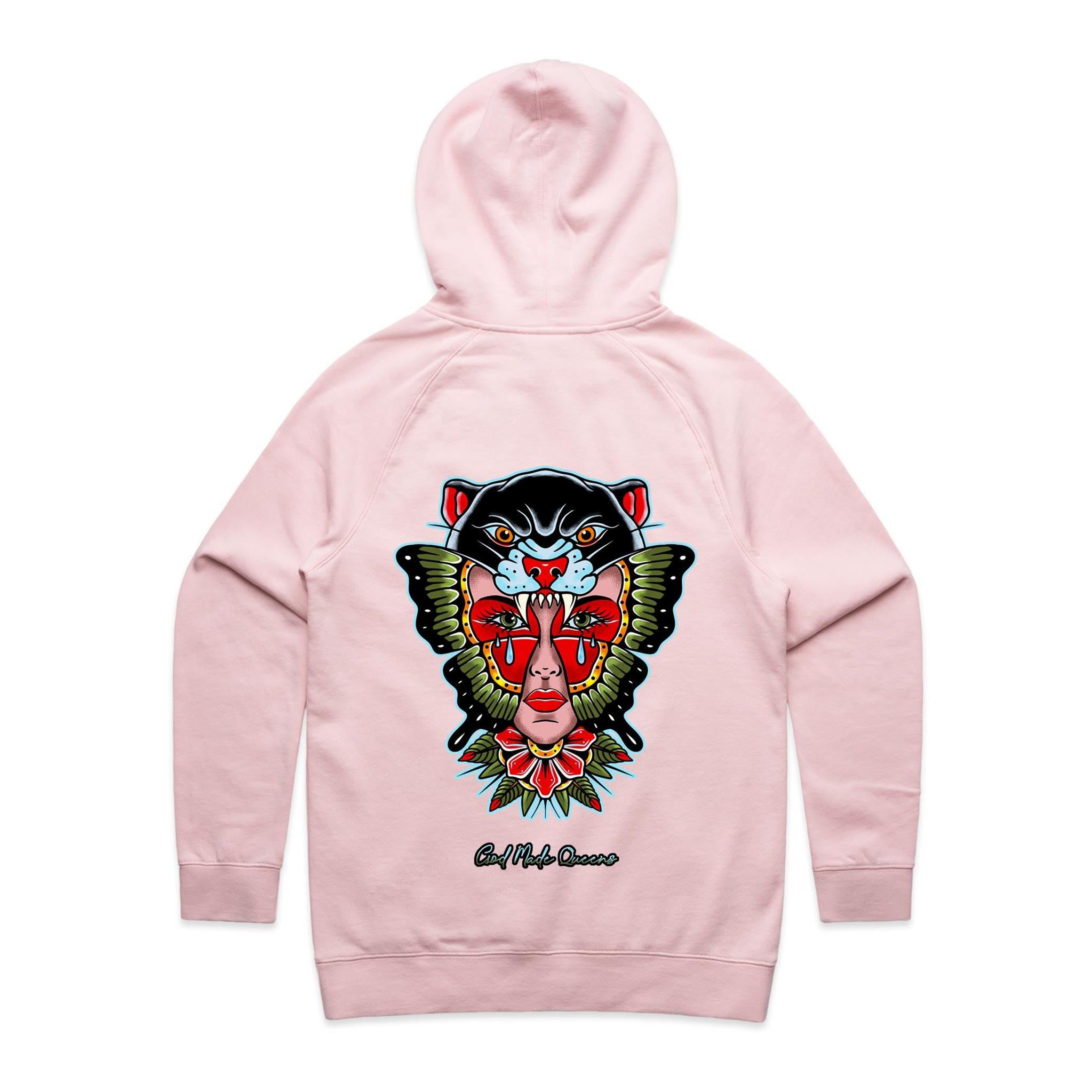 PANTHER GIRL Hoodie Back Print