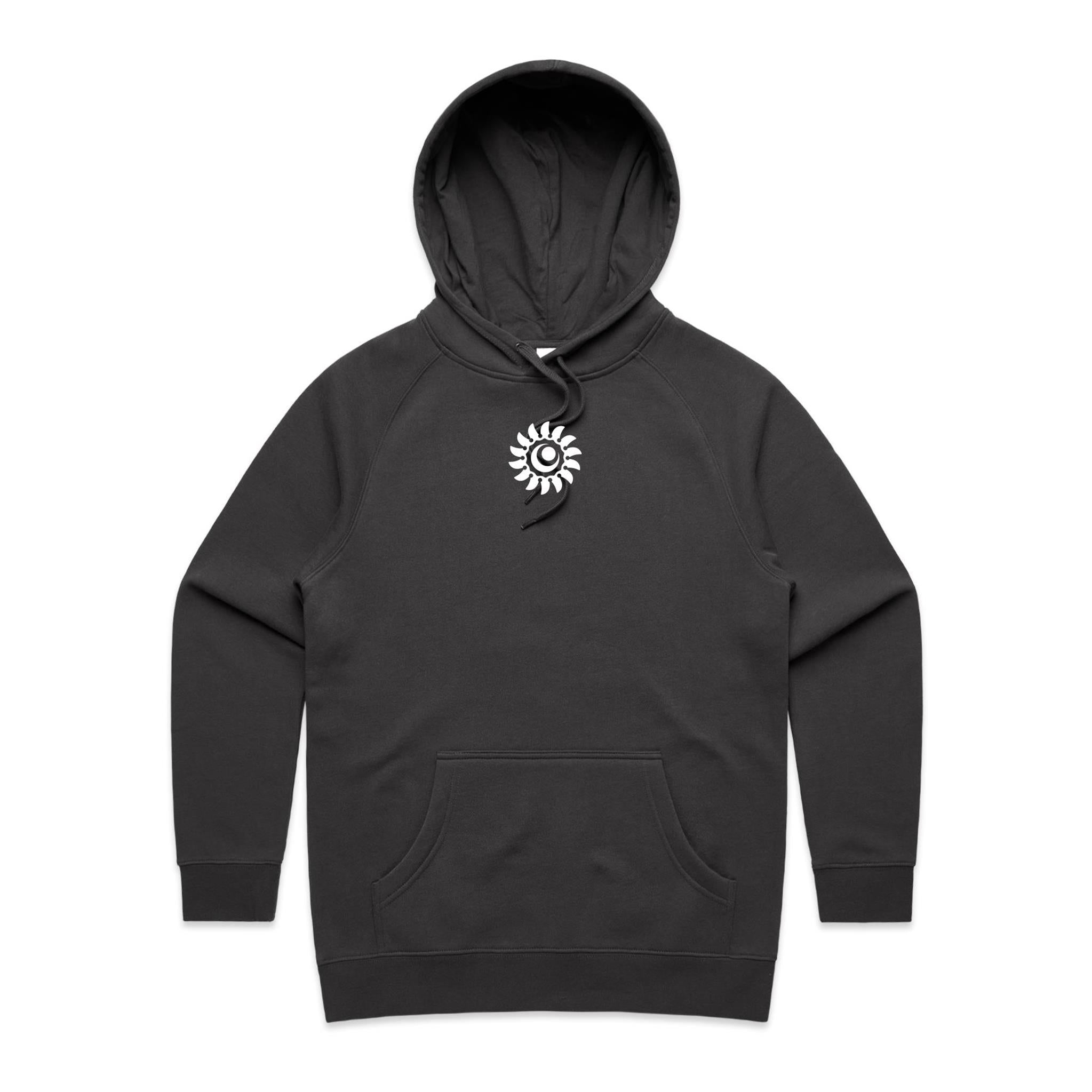 RISE WITH THE SUN Hoodie Back Print