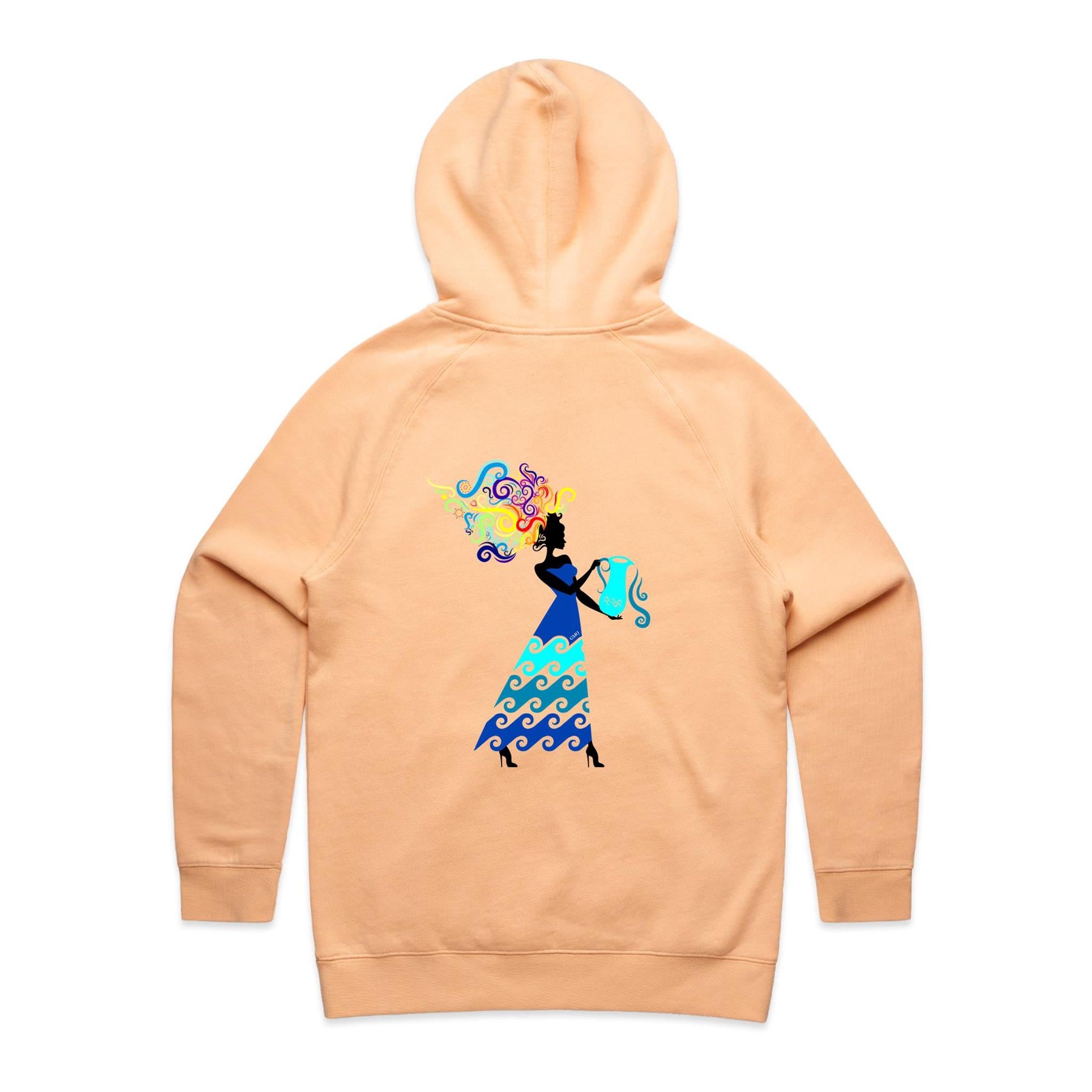 AQUARIUS Hoodie Back Print