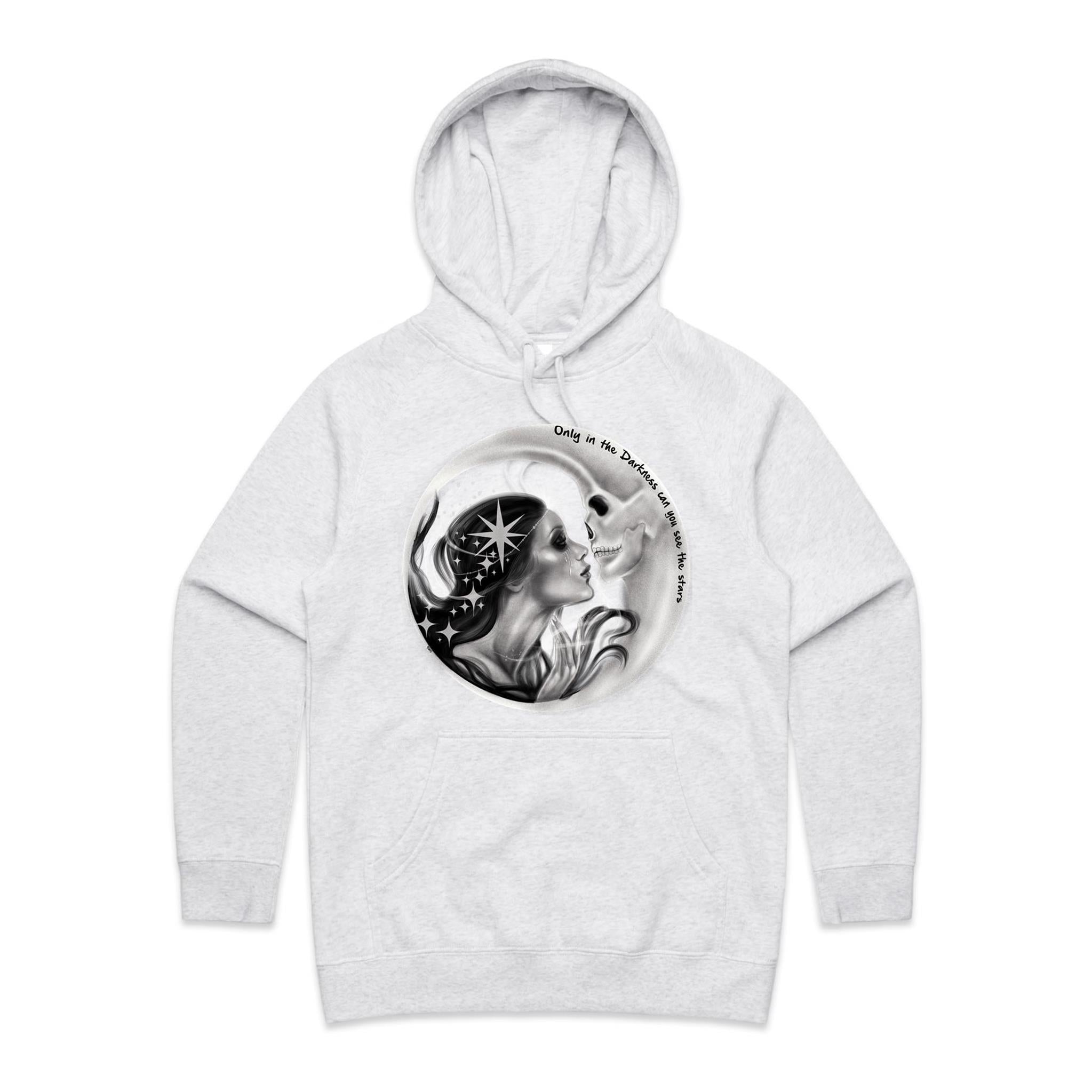 DARK MOON Hoodie Front Print