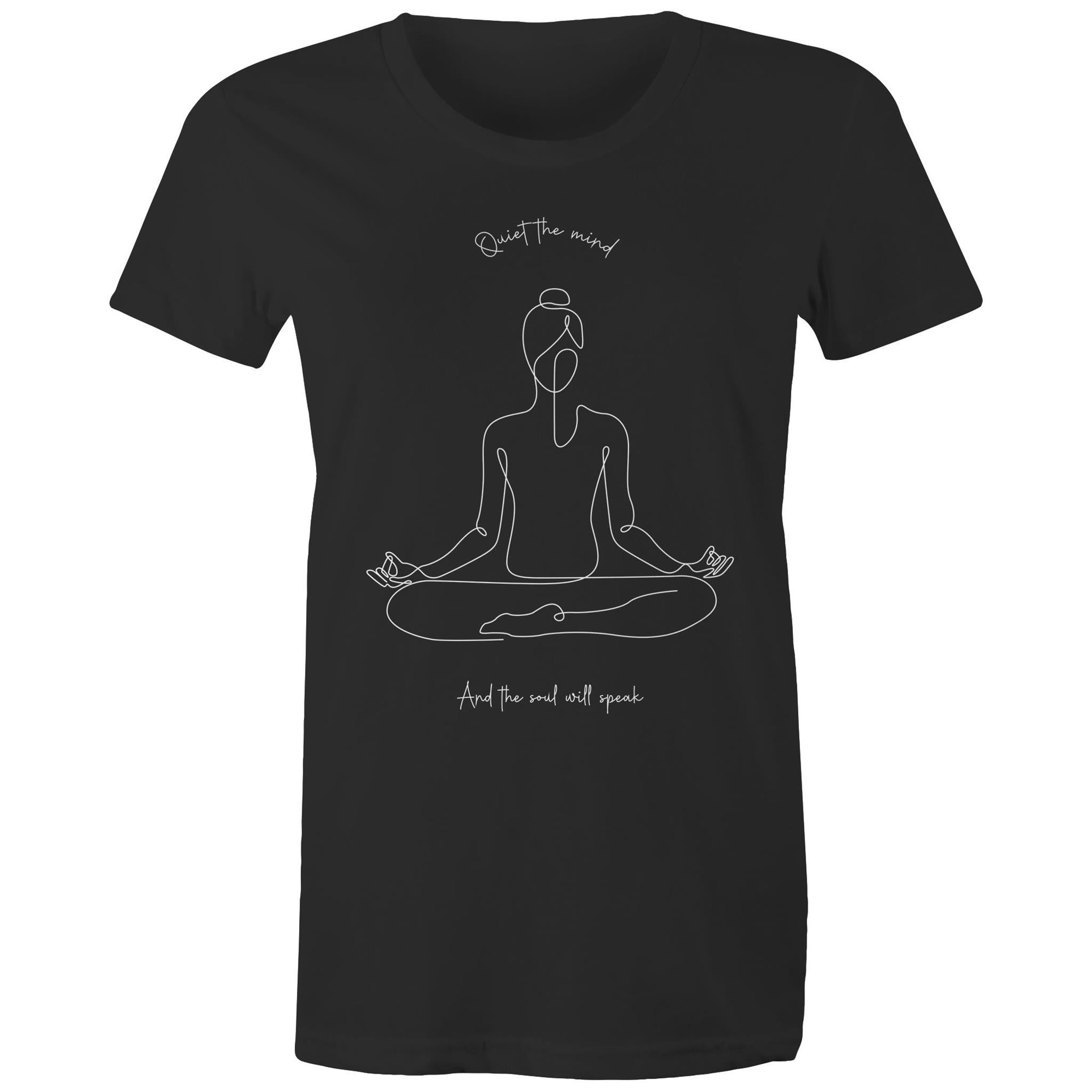 QUIET THE MIND T-Shirt Front Print