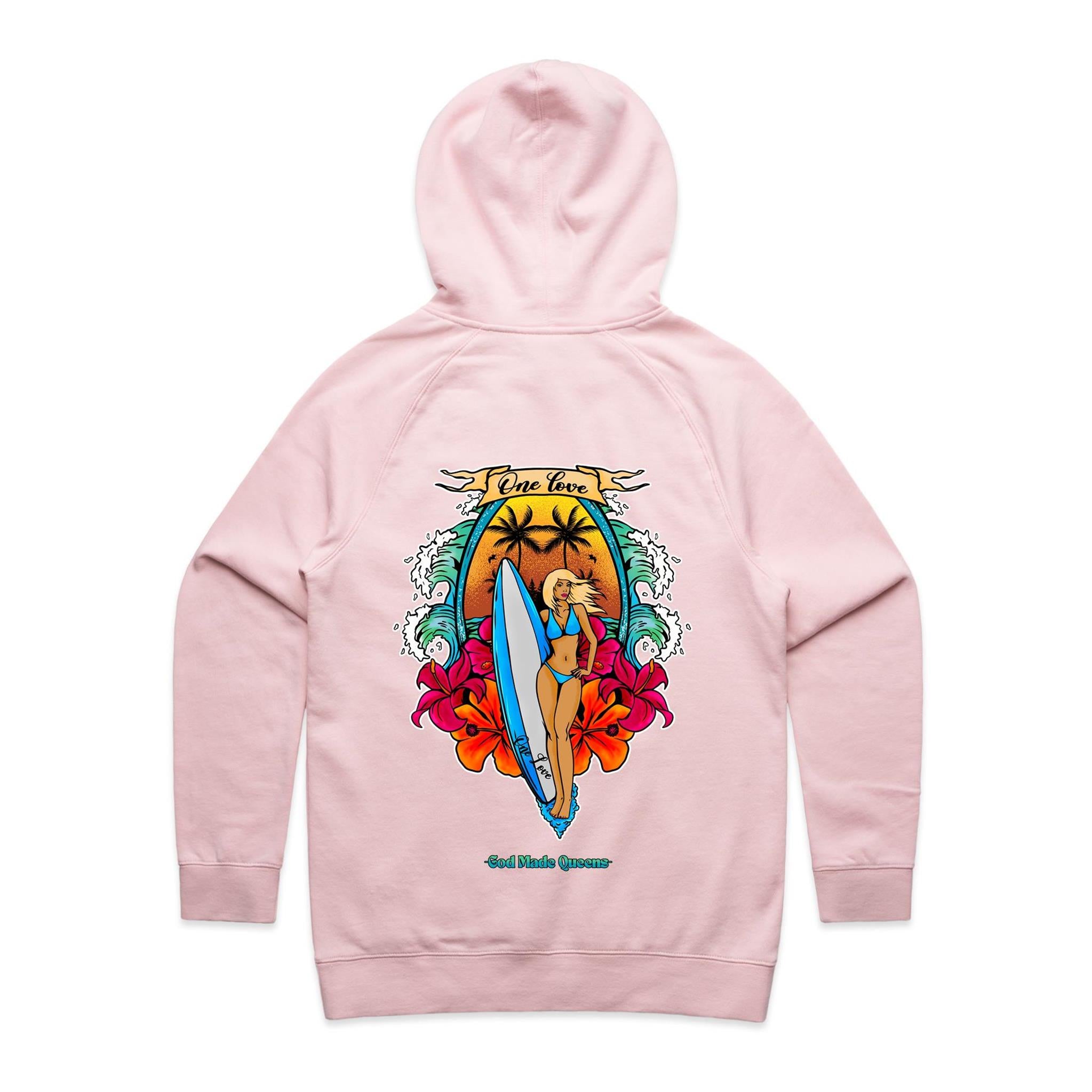 ONE LOVE Hoodie Back Print