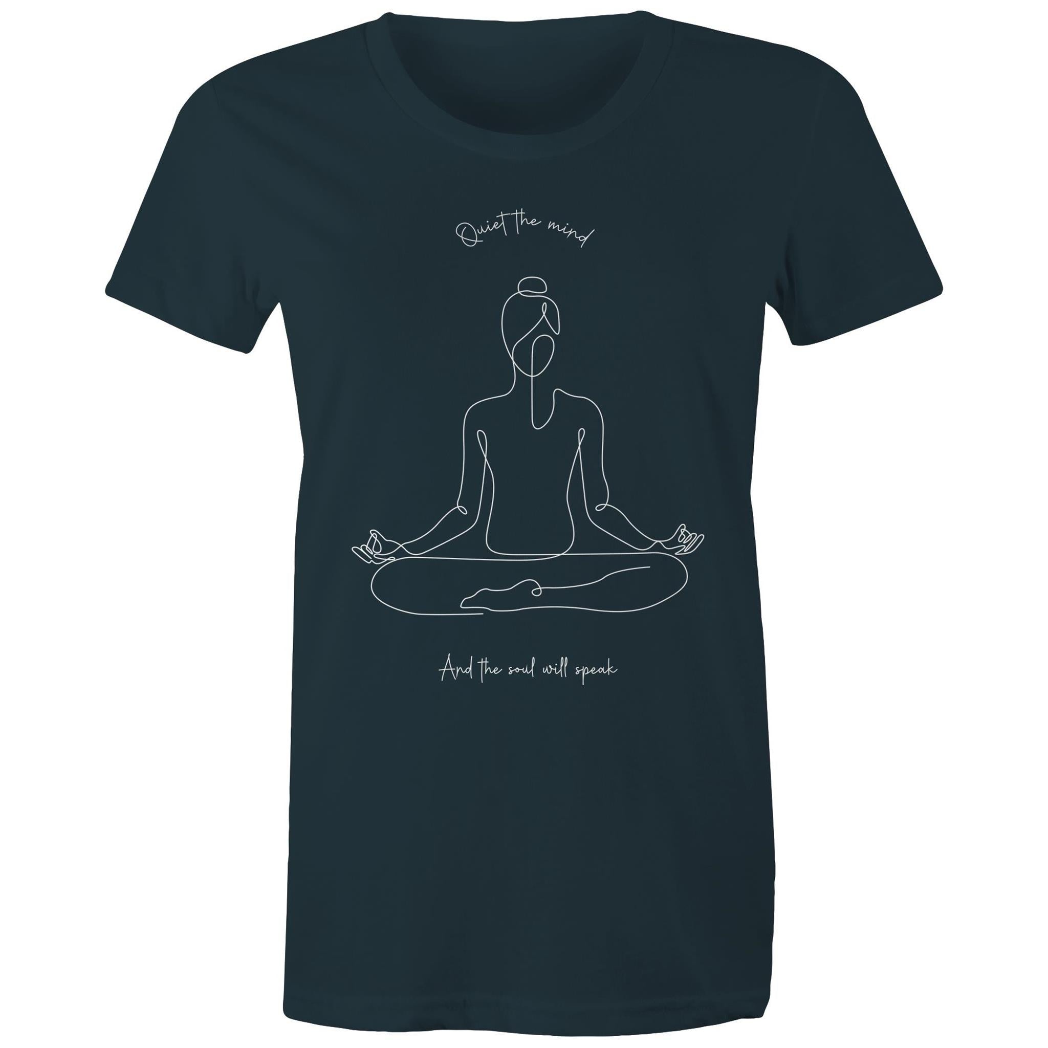 QUIET THE MIND T-Shirt Front Print