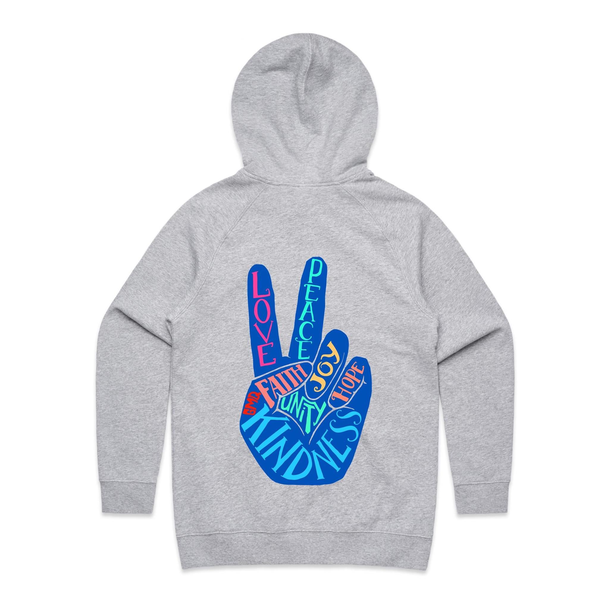 PEACE & UNITY Hoodie Back Print