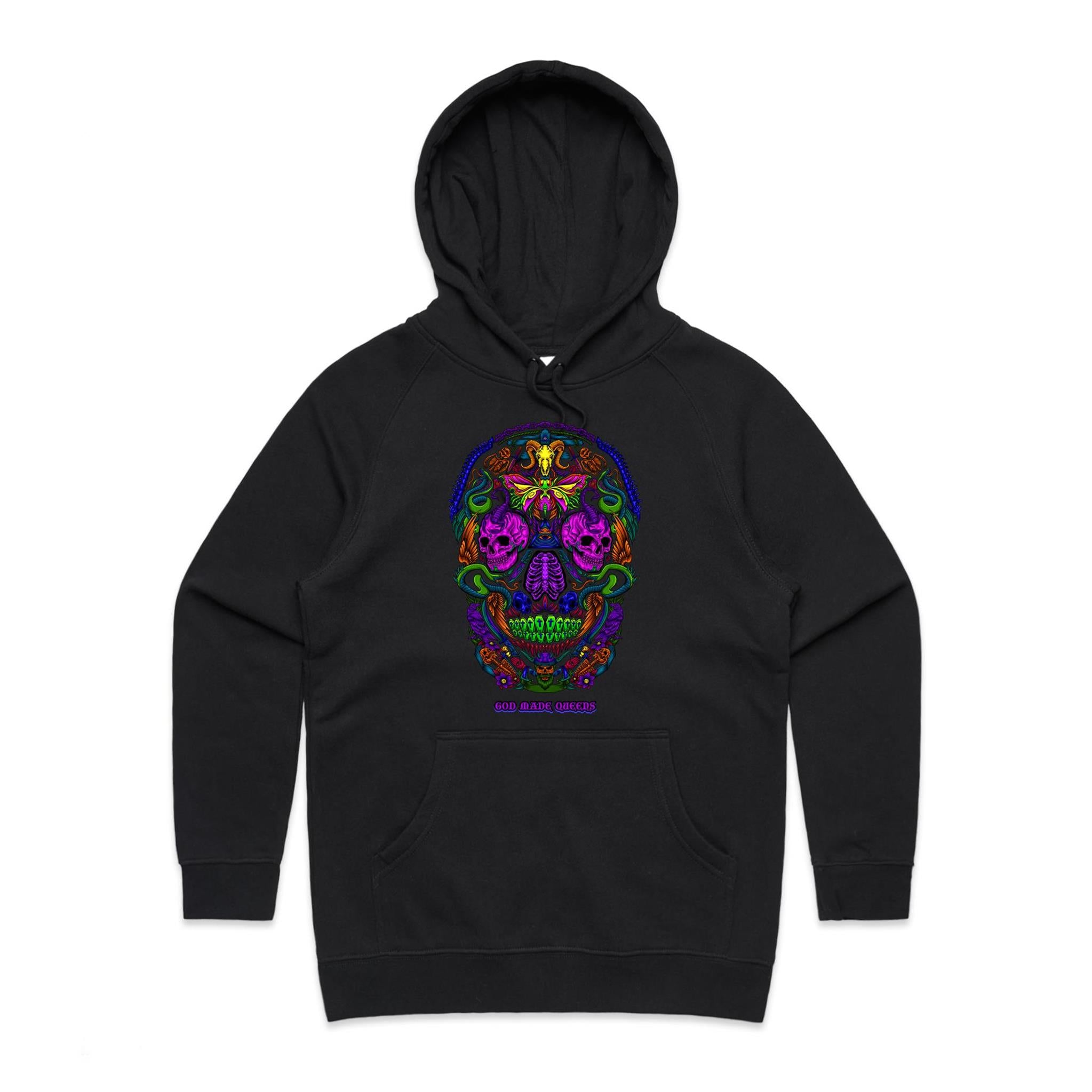 QUEENS IN PEACE Hoodie Front Print