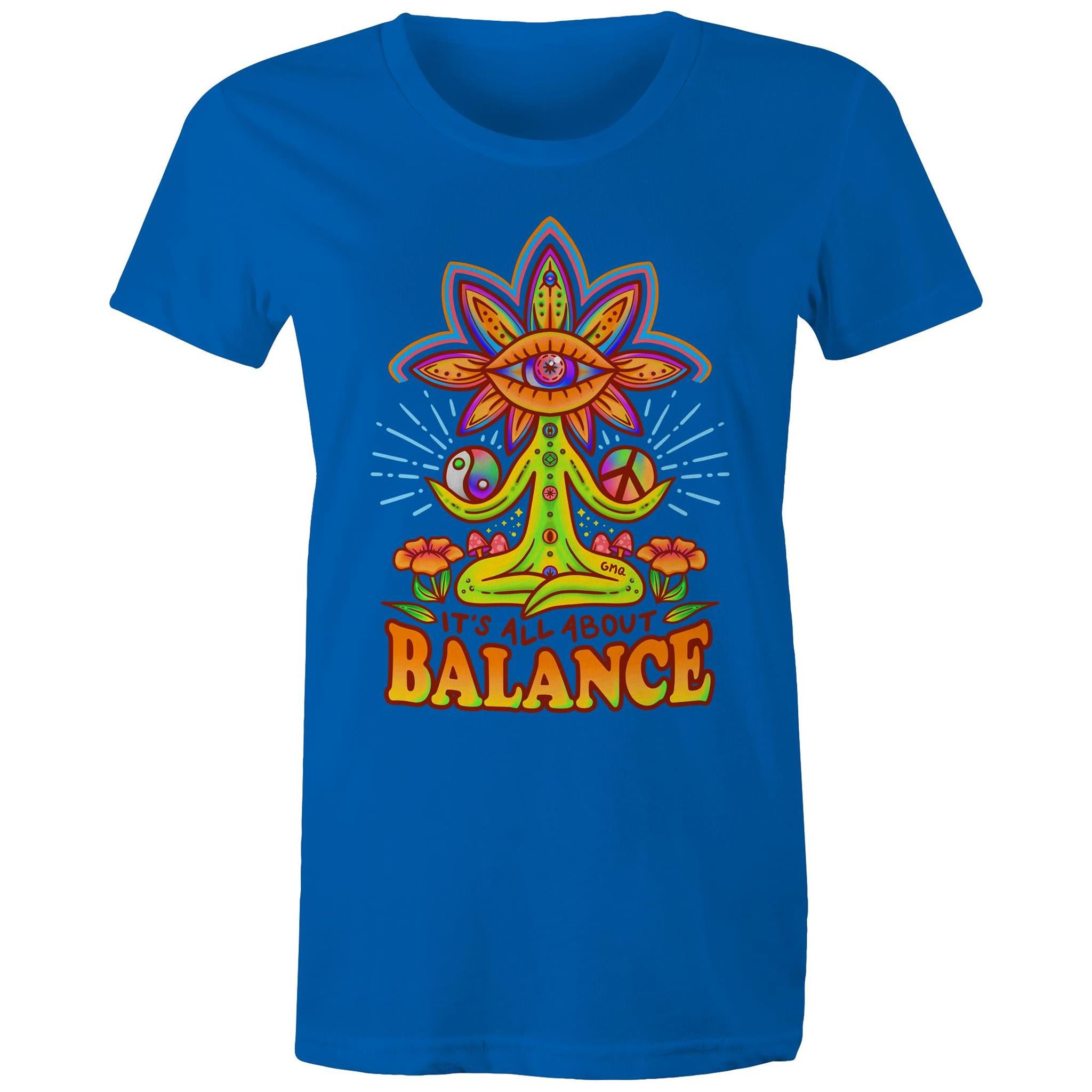 LIFE BALANCE T-Shirt Front Print