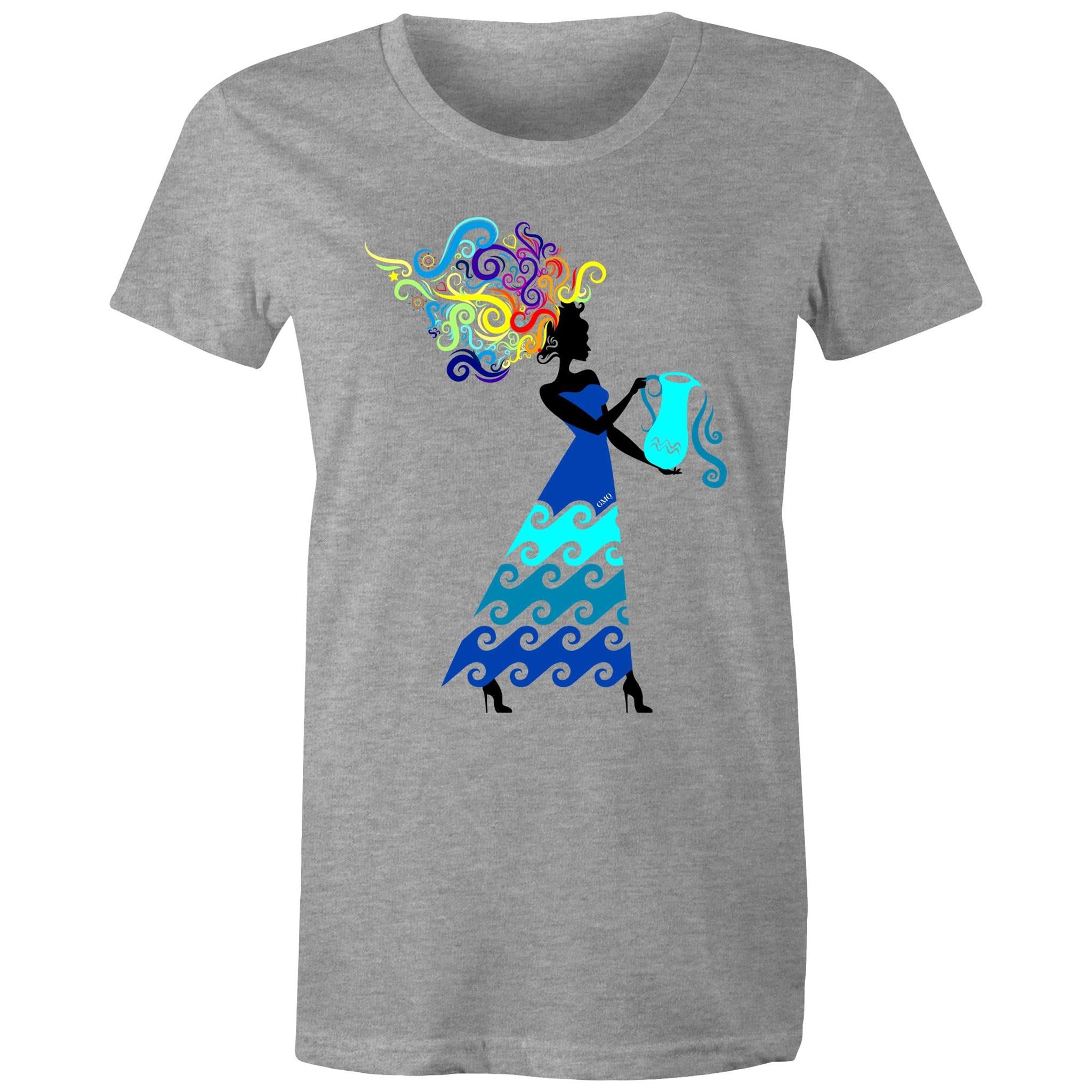 AQUARIUS T-Shirt Front Print