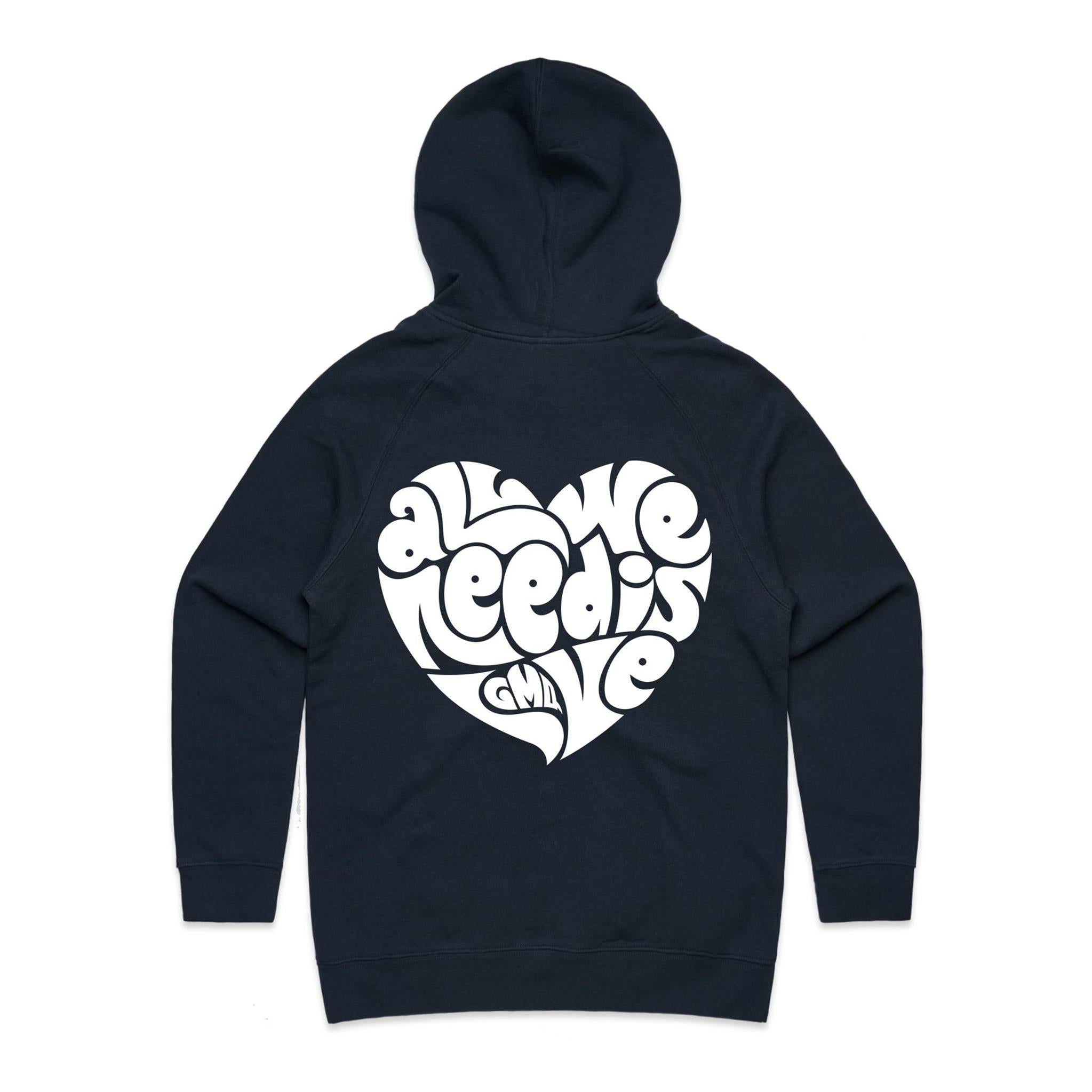 LOVE Hoodie Back Print