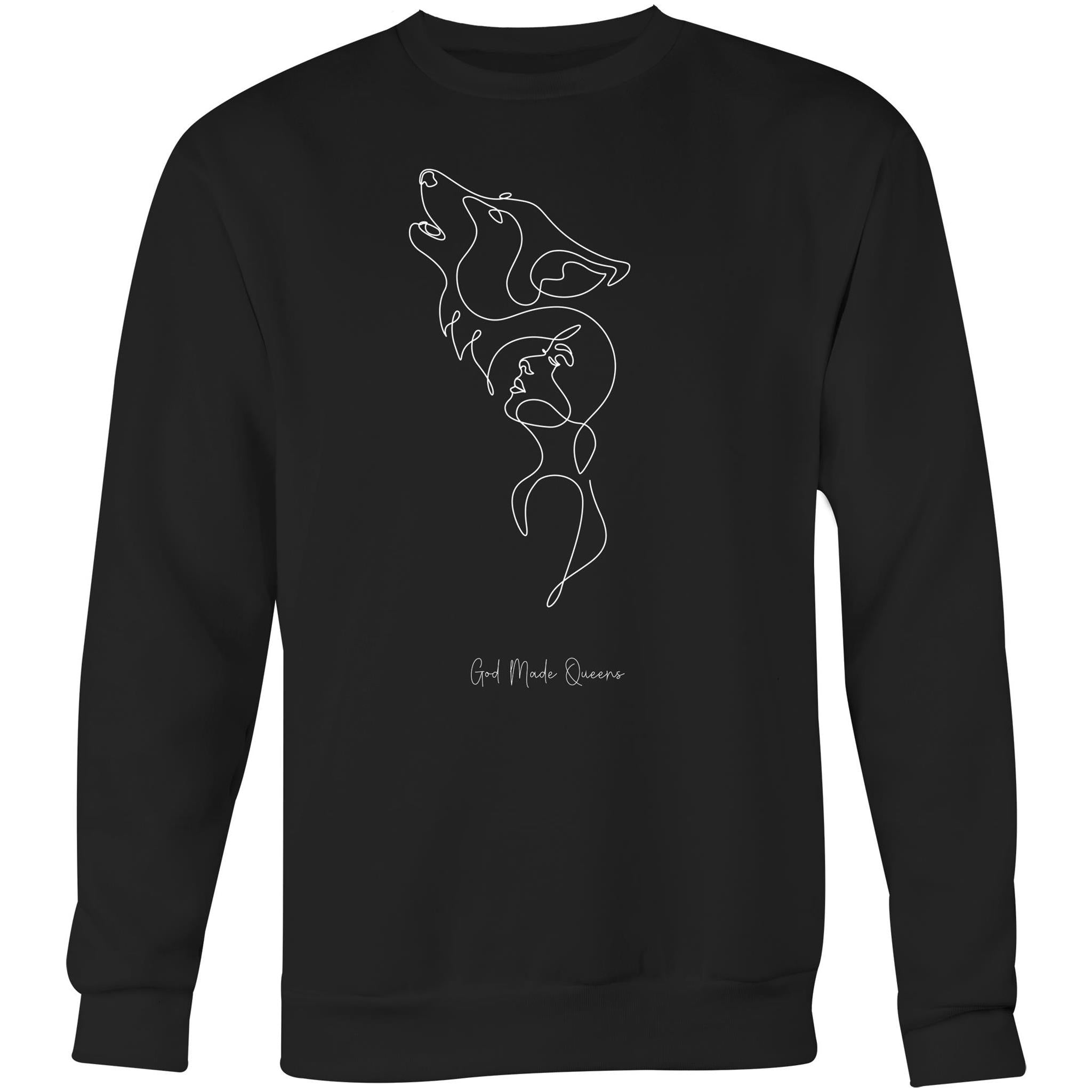 WOLF MOON Sweatshirt Front Print