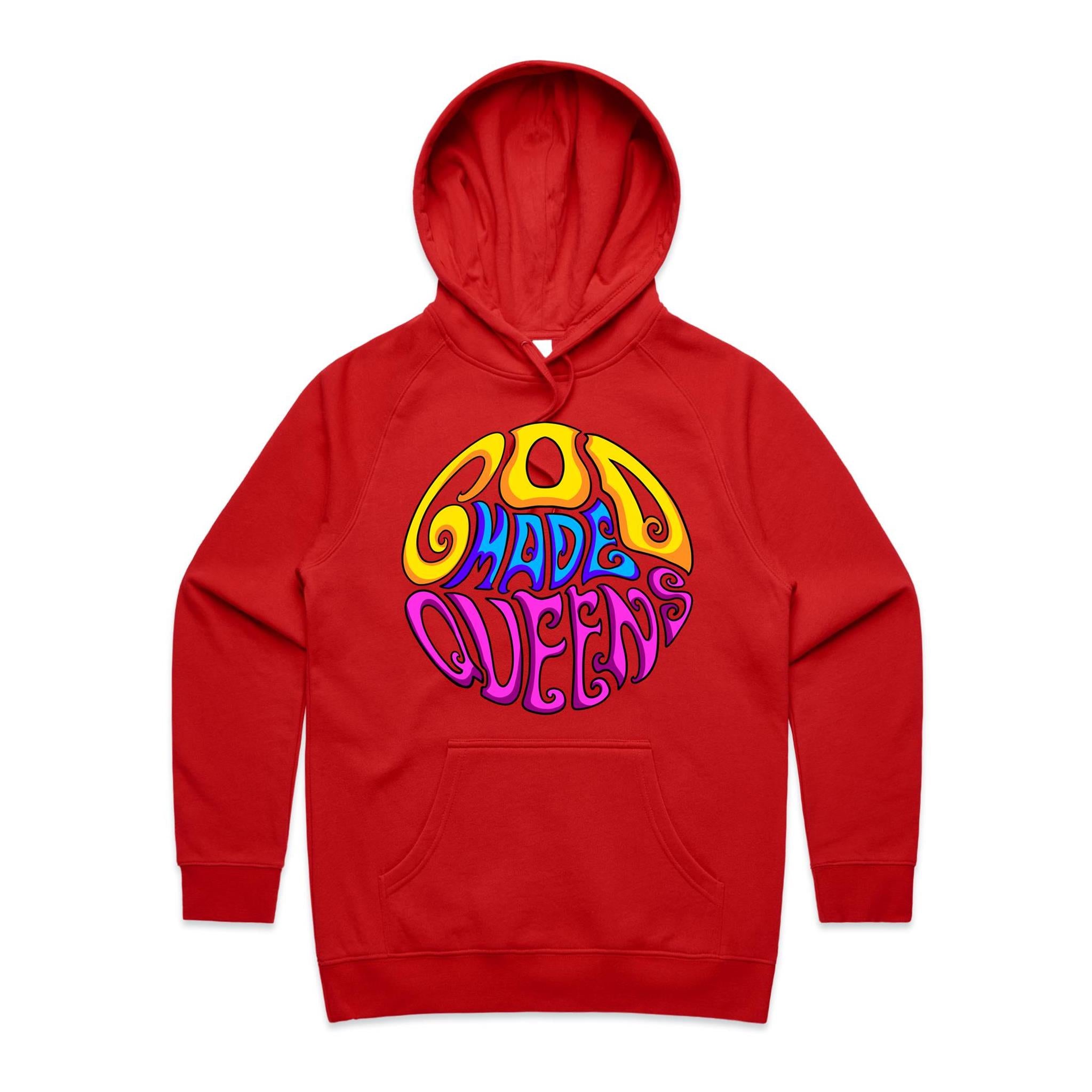 CIRCLE OF QUEENS Hoodie Front Print