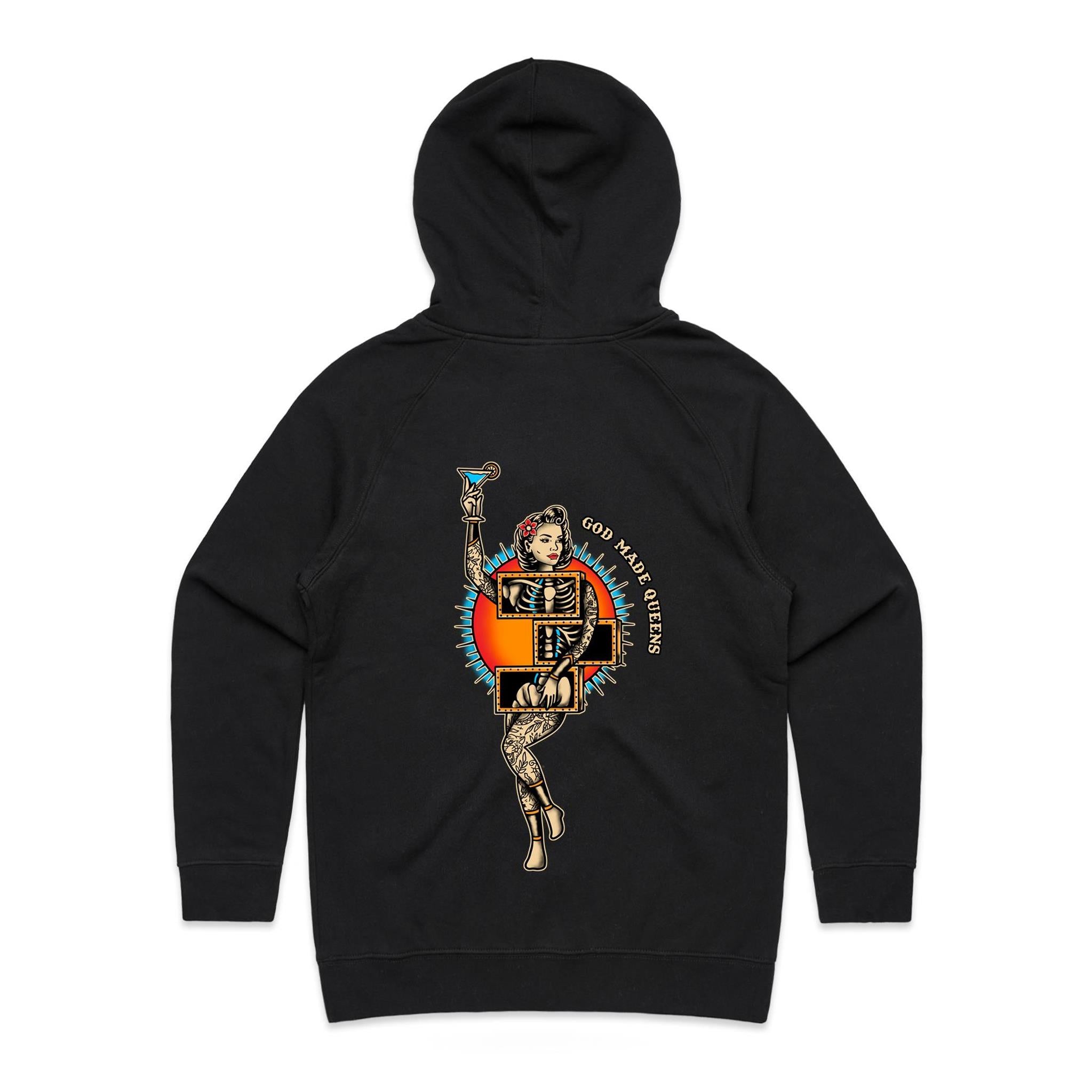 X-RATED MARTINI Hoodie Back Print