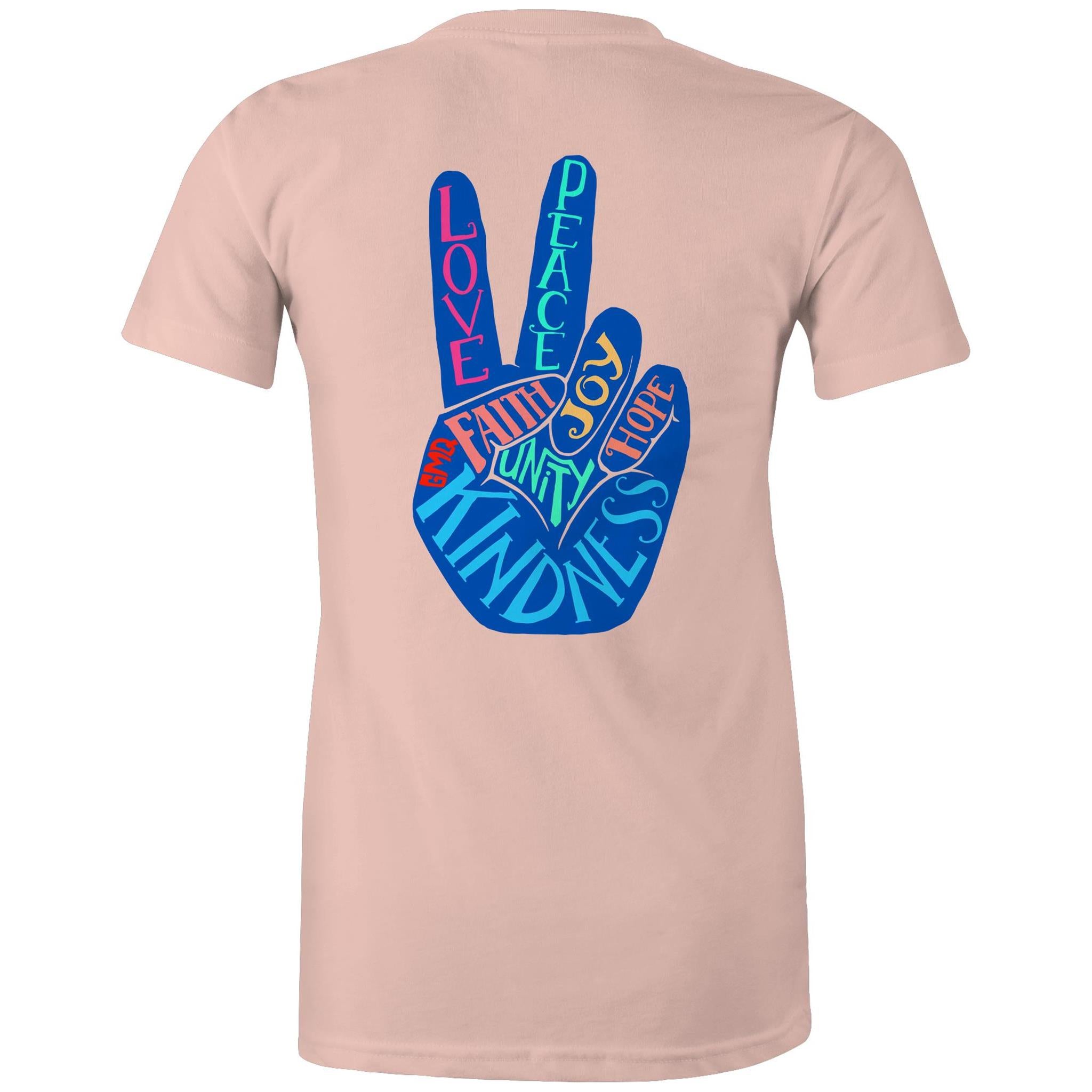 PEACE & UNITY T-Shirt Back Print