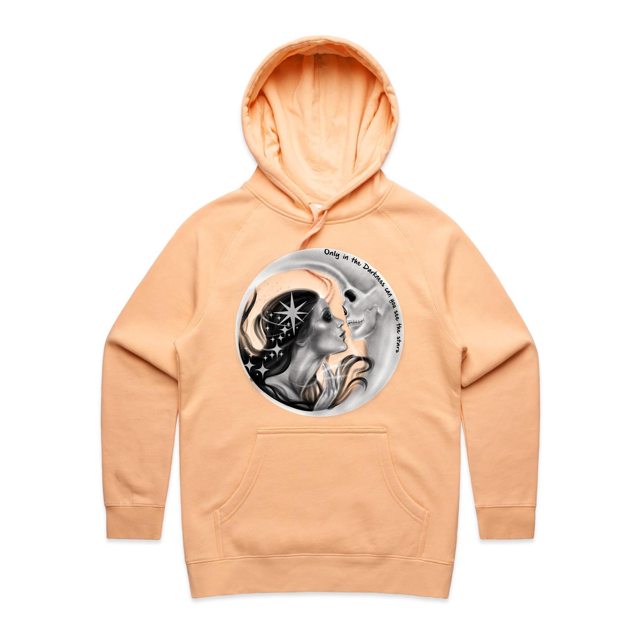 DARK MOON Hoodie Front Print