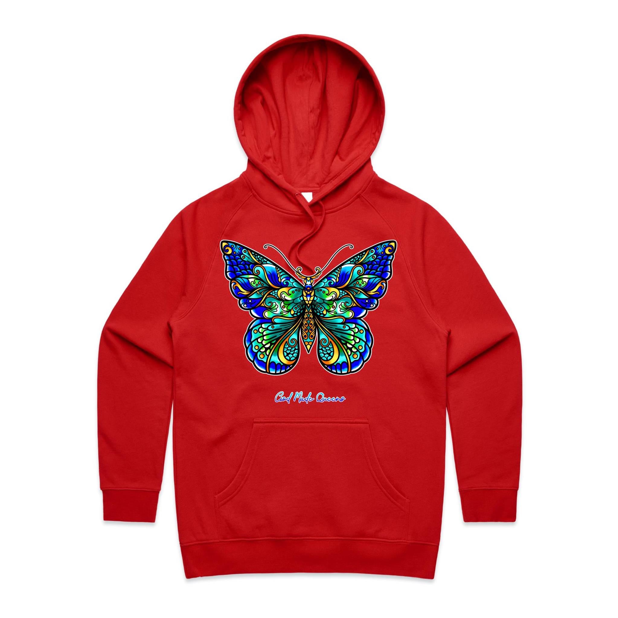 BUTTERFLY Hoodie Front Print