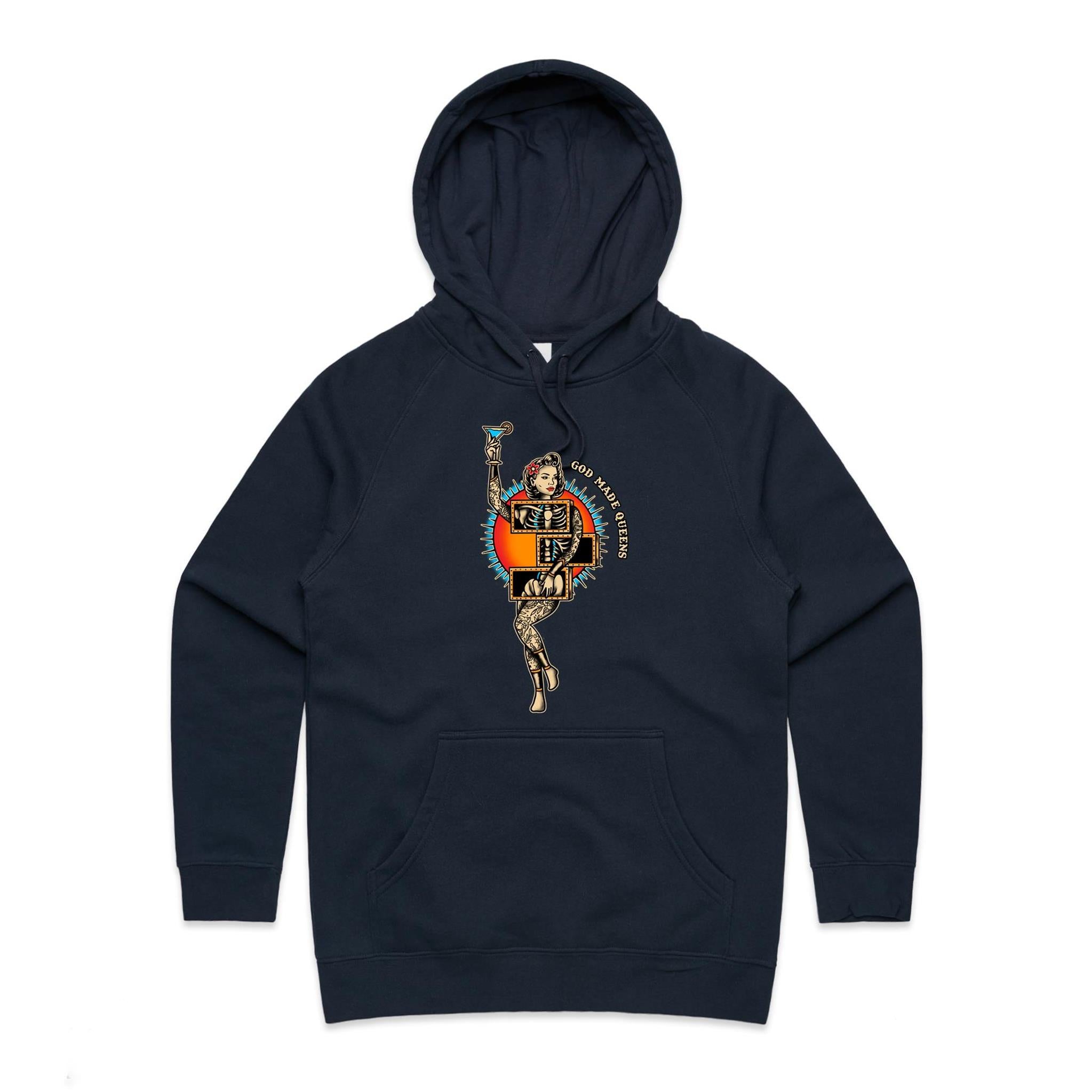 X-RATED MARTINI Hoodie Front Print