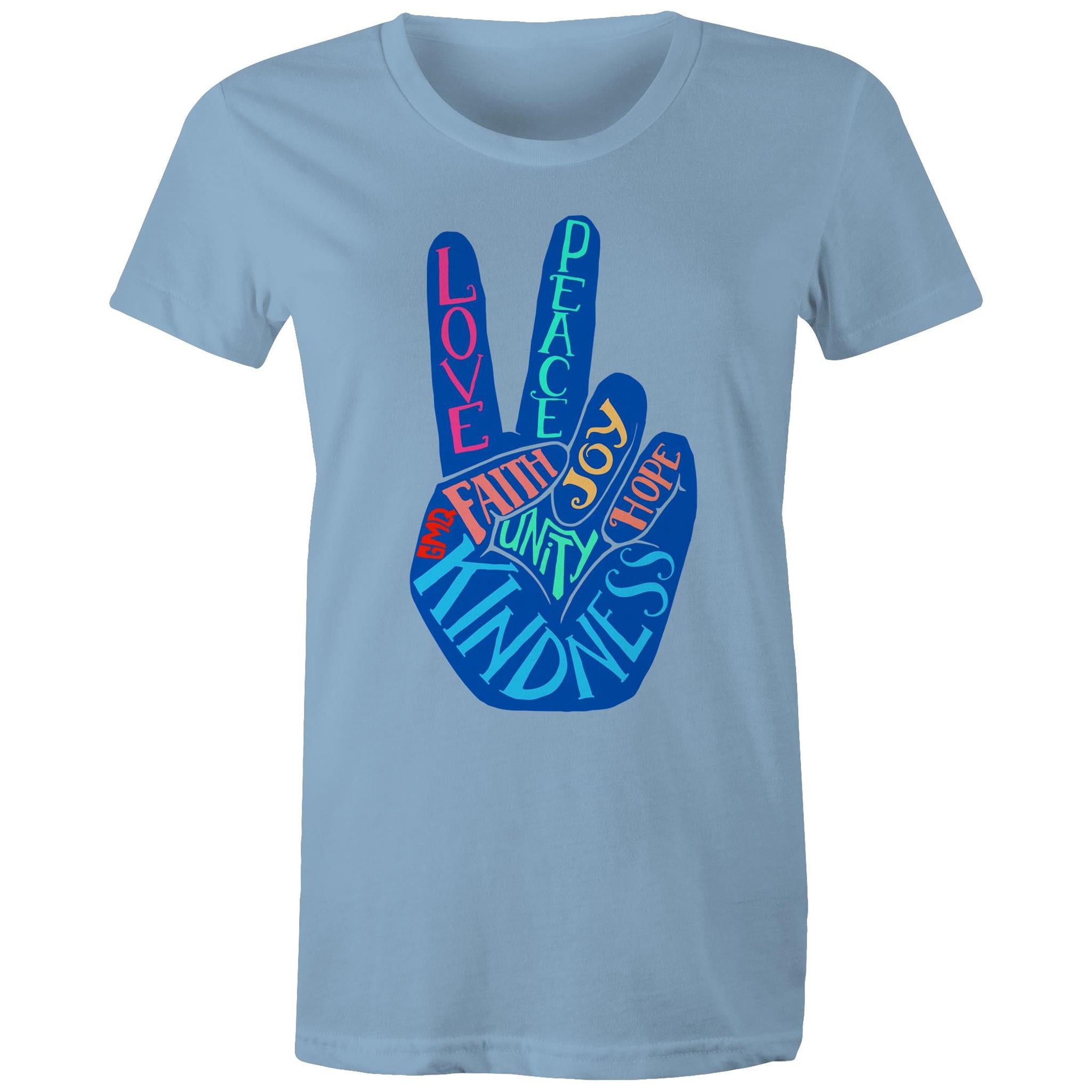 PEACE & UNITY T-Shirt Front Print